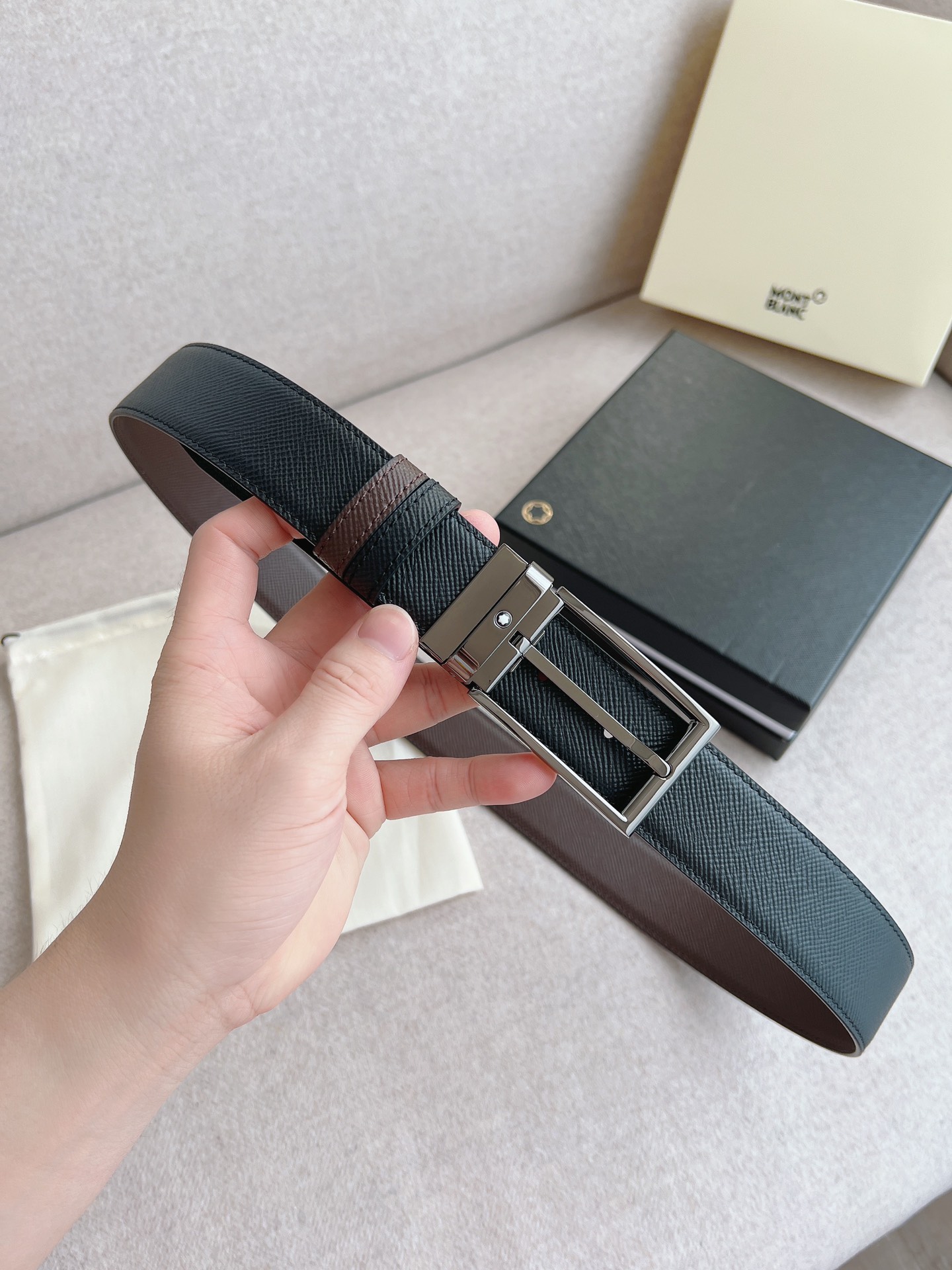 Montblanc Leather Belt 35mm