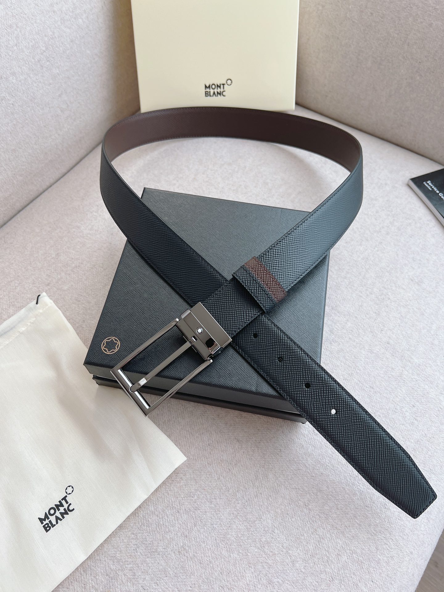 Montblanc Leather Belt 35mm