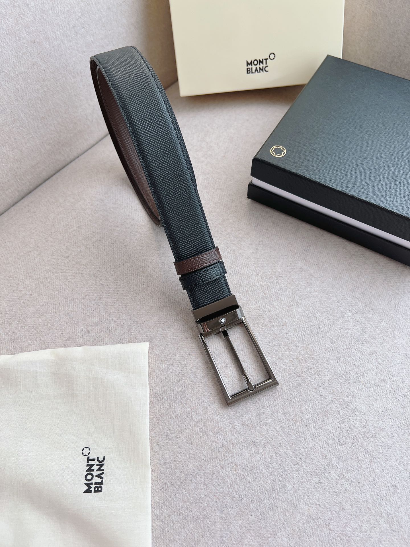 Montblanc Leather Belt 35mm