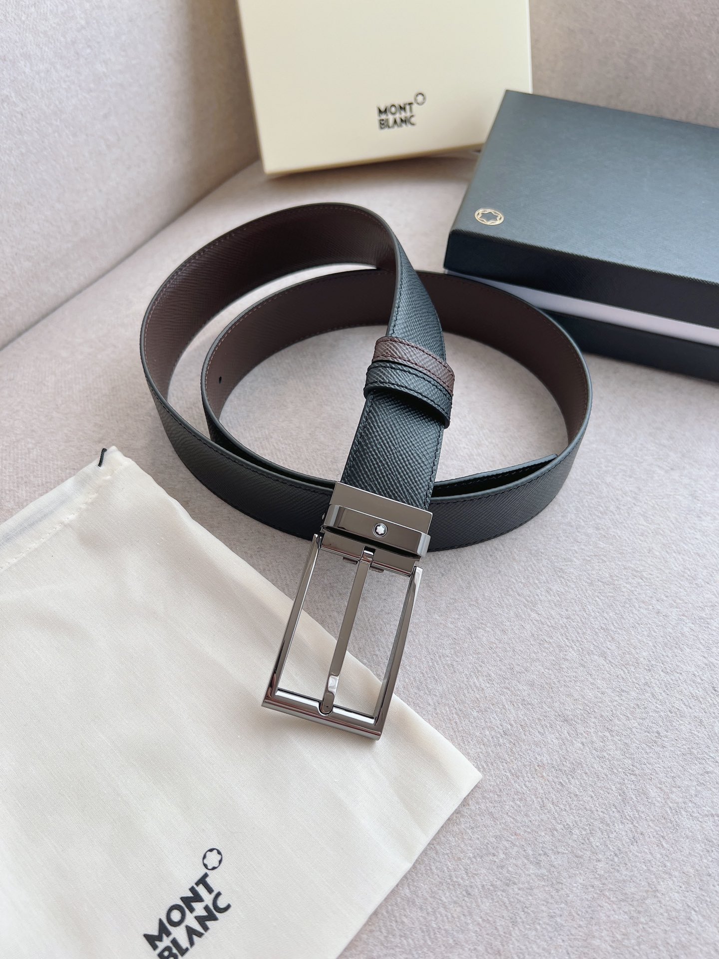 Montblanc Leather Belt 35mm