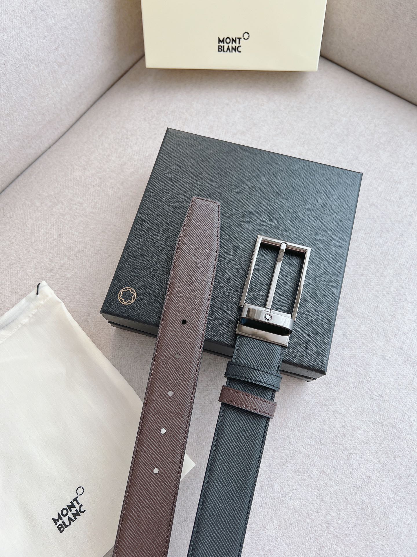 Montblanc Leather Belt 35mm