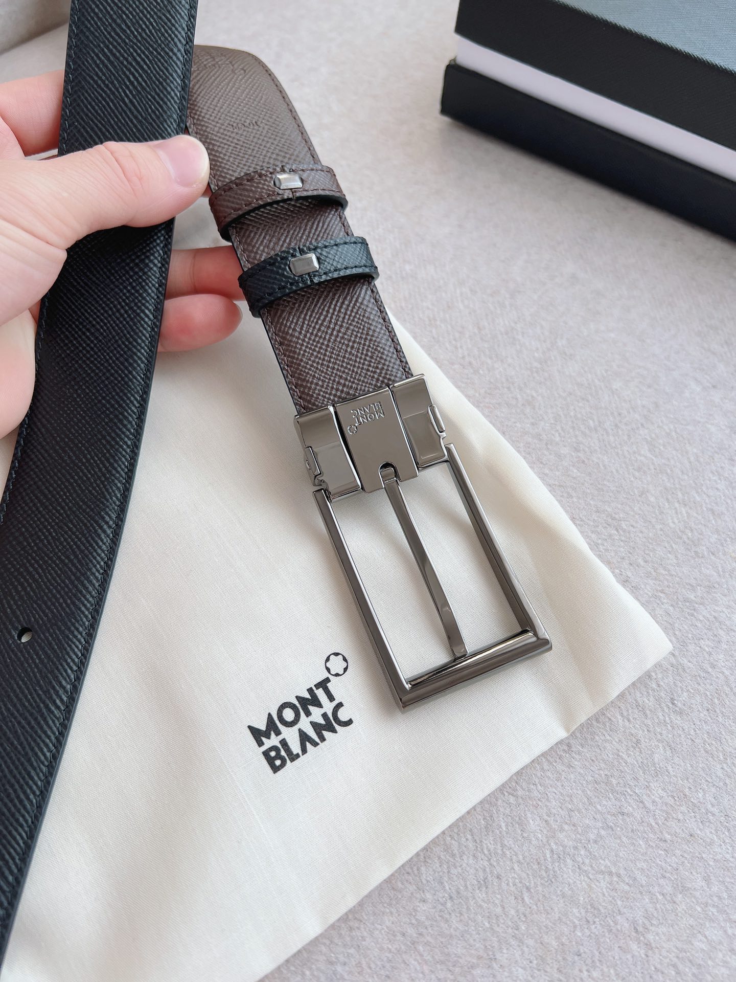 Montblanc Leather Belt 35mm