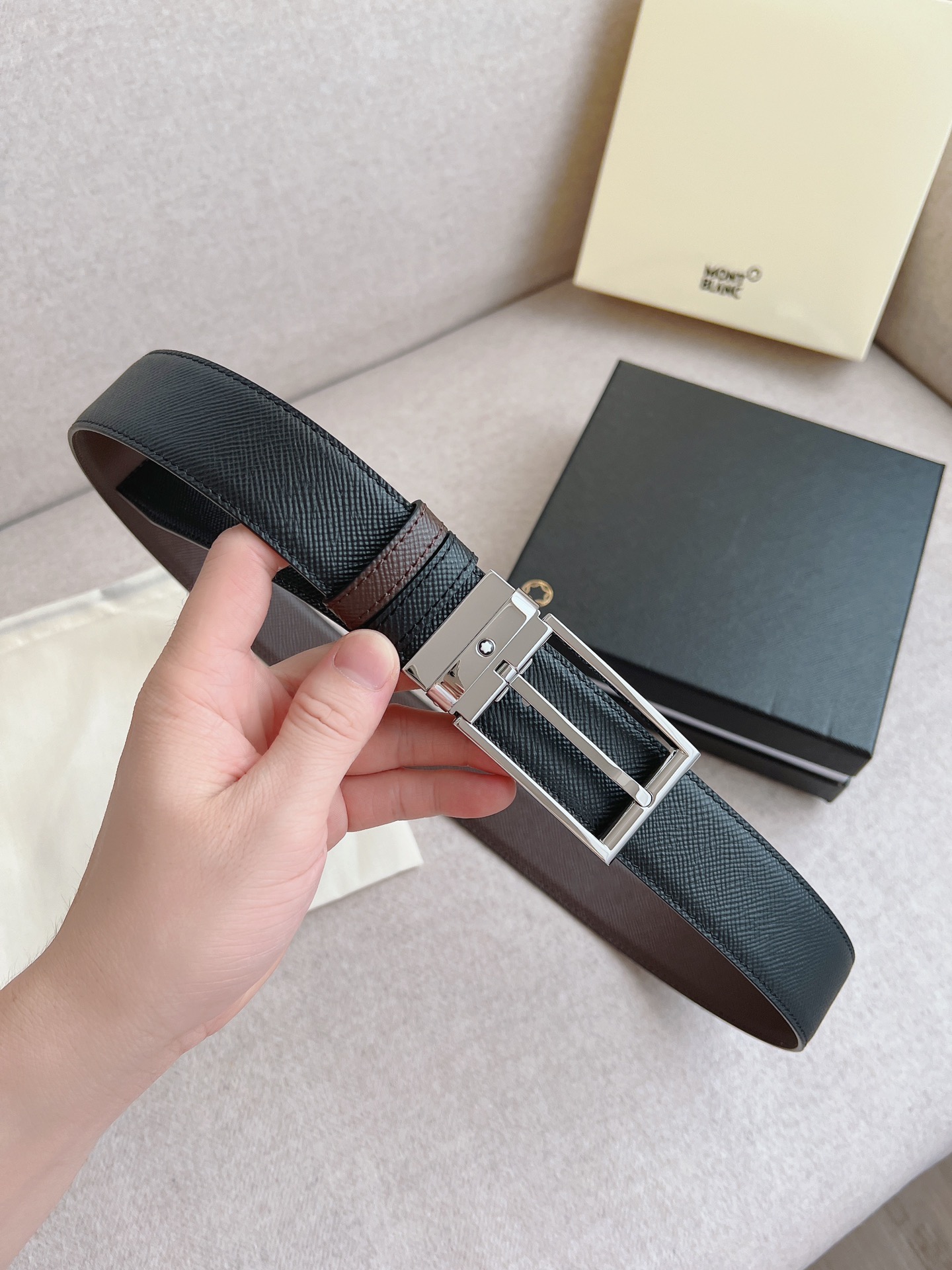 Montblanc Leather Belt 35mm