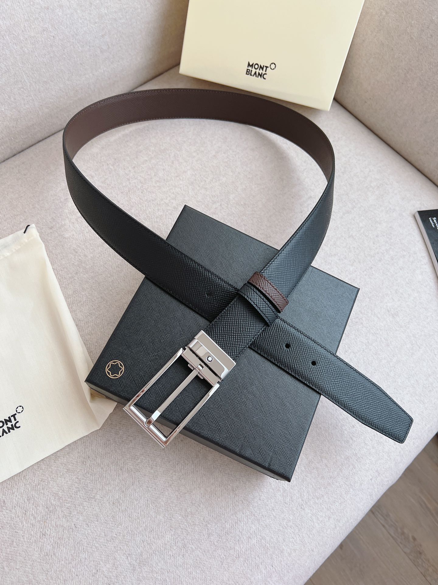 Montblanc Leather Belt 35mm
