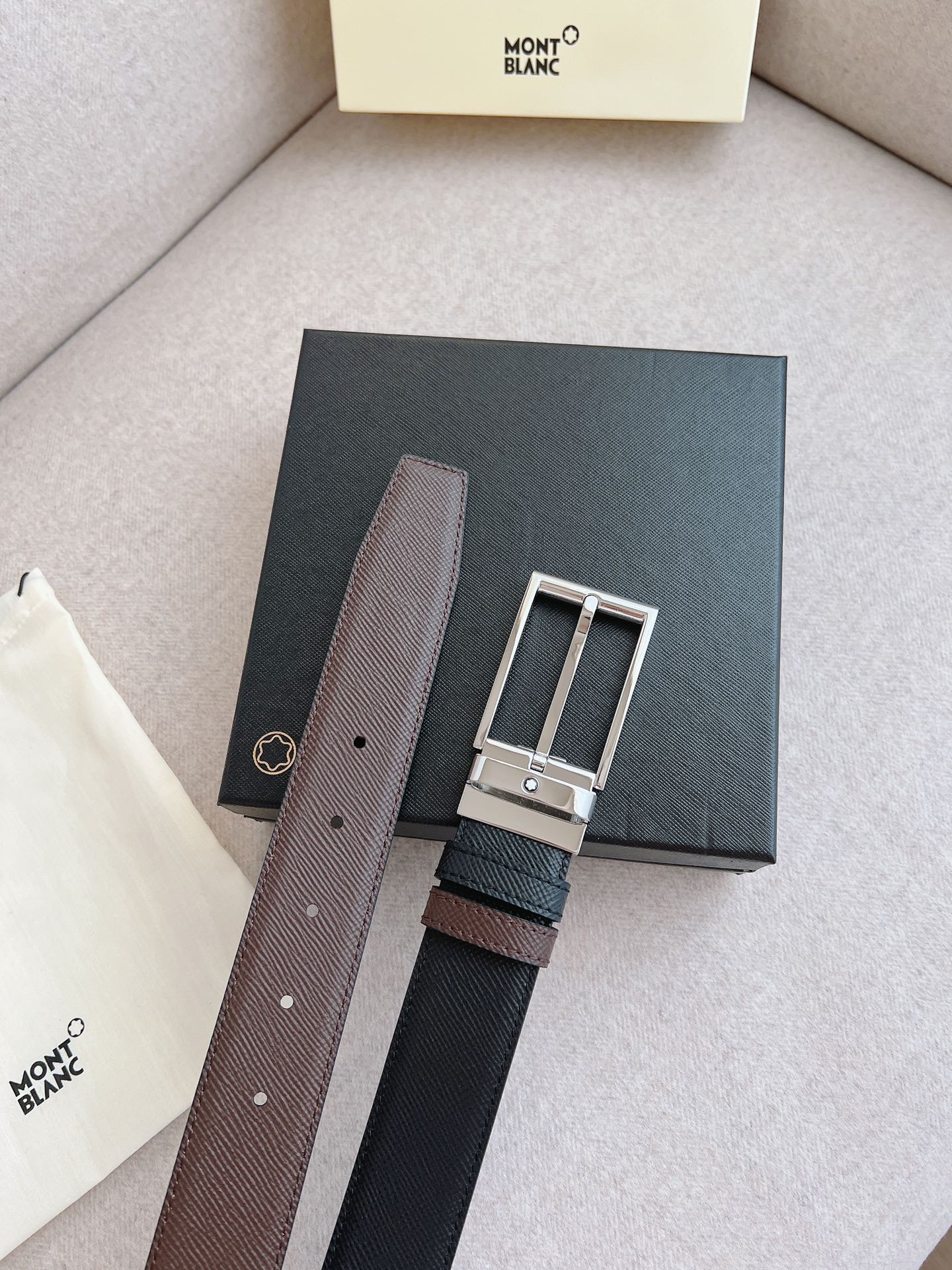 Montblanc Leather Belt 35mm