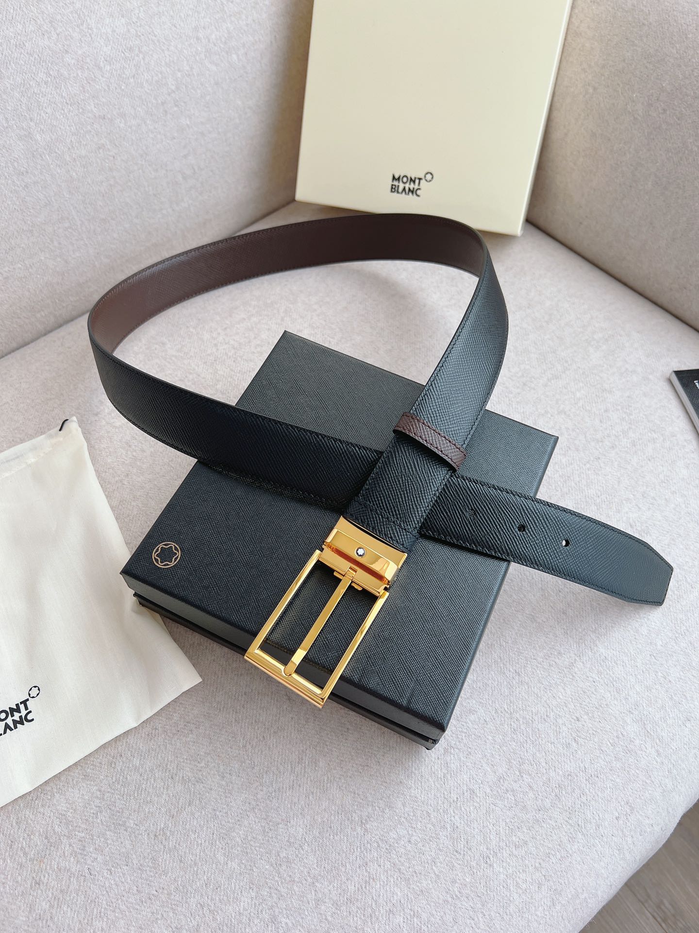 Montblanc Leather Belt 35mm