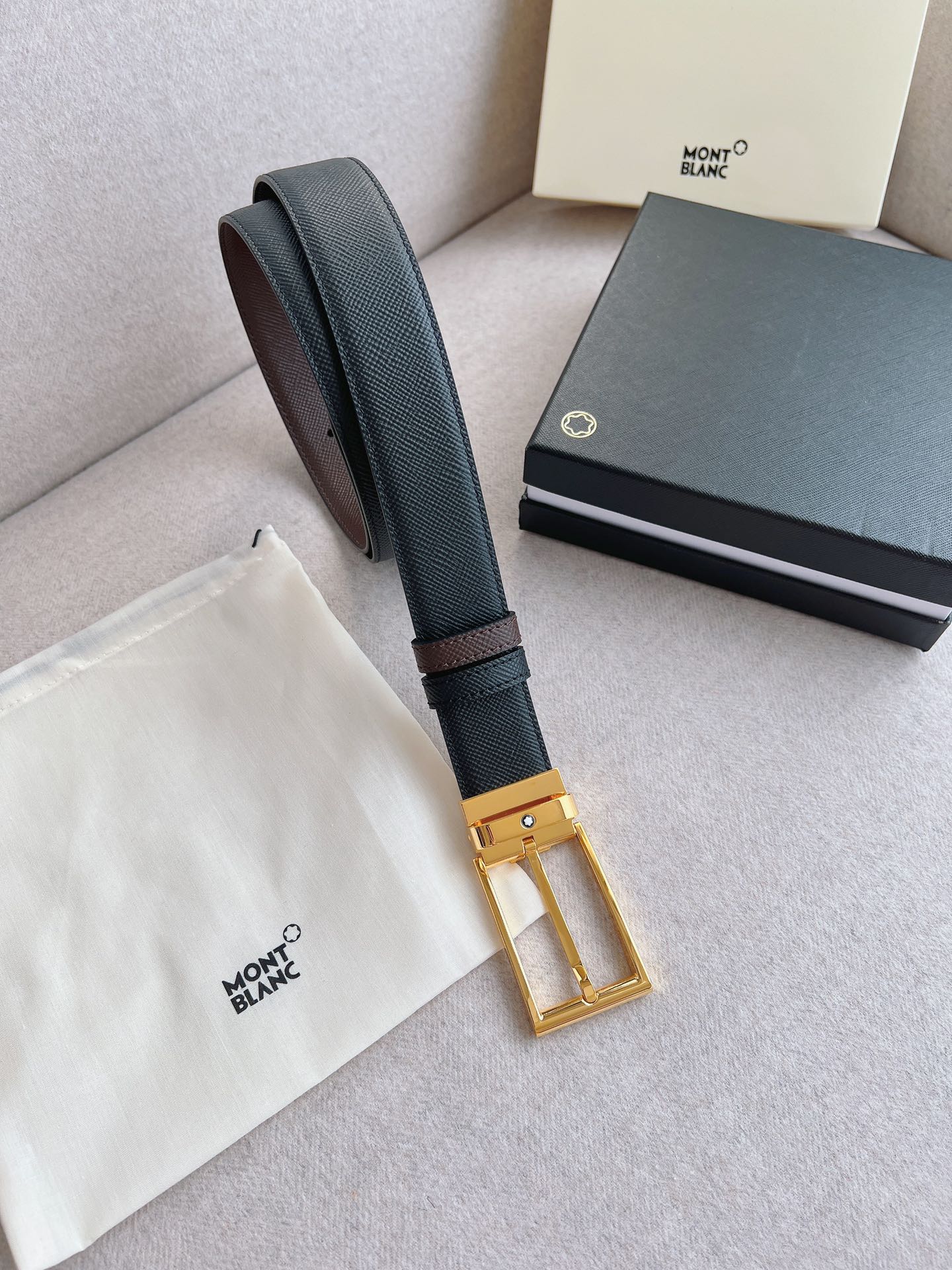 Montblanc Leather Belt 35mm