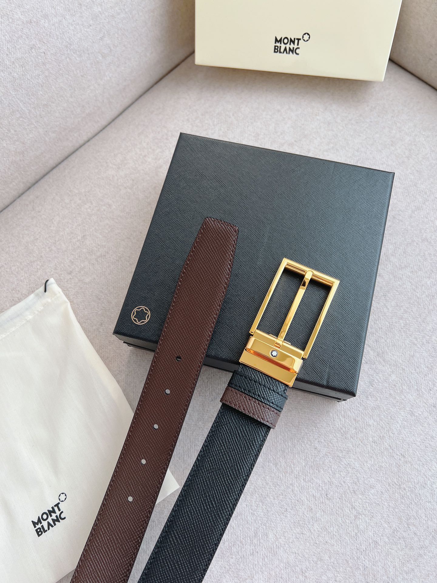 Montblanc Leather Belt 35mm