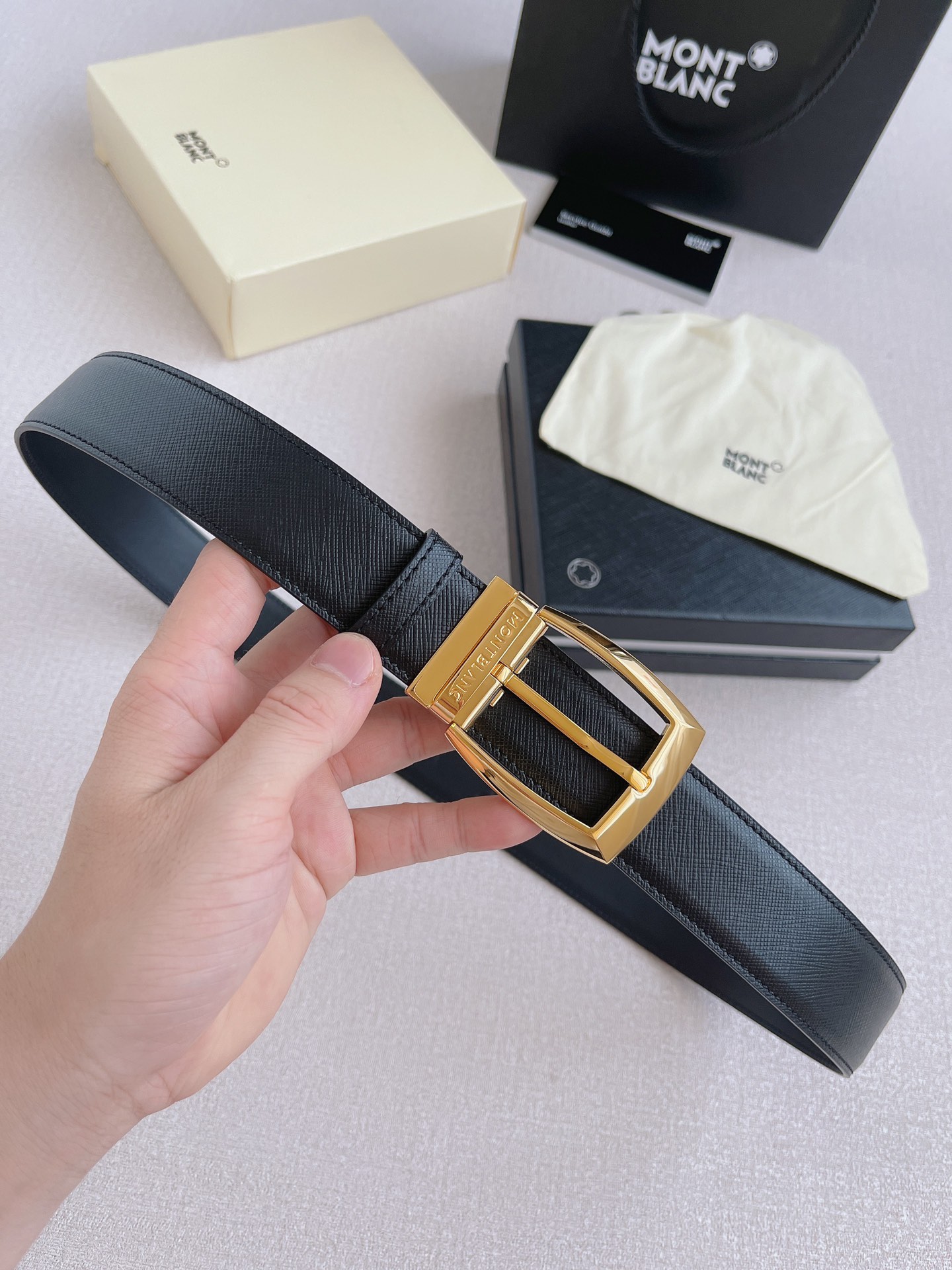 Montblanc Leather Belt 35mm