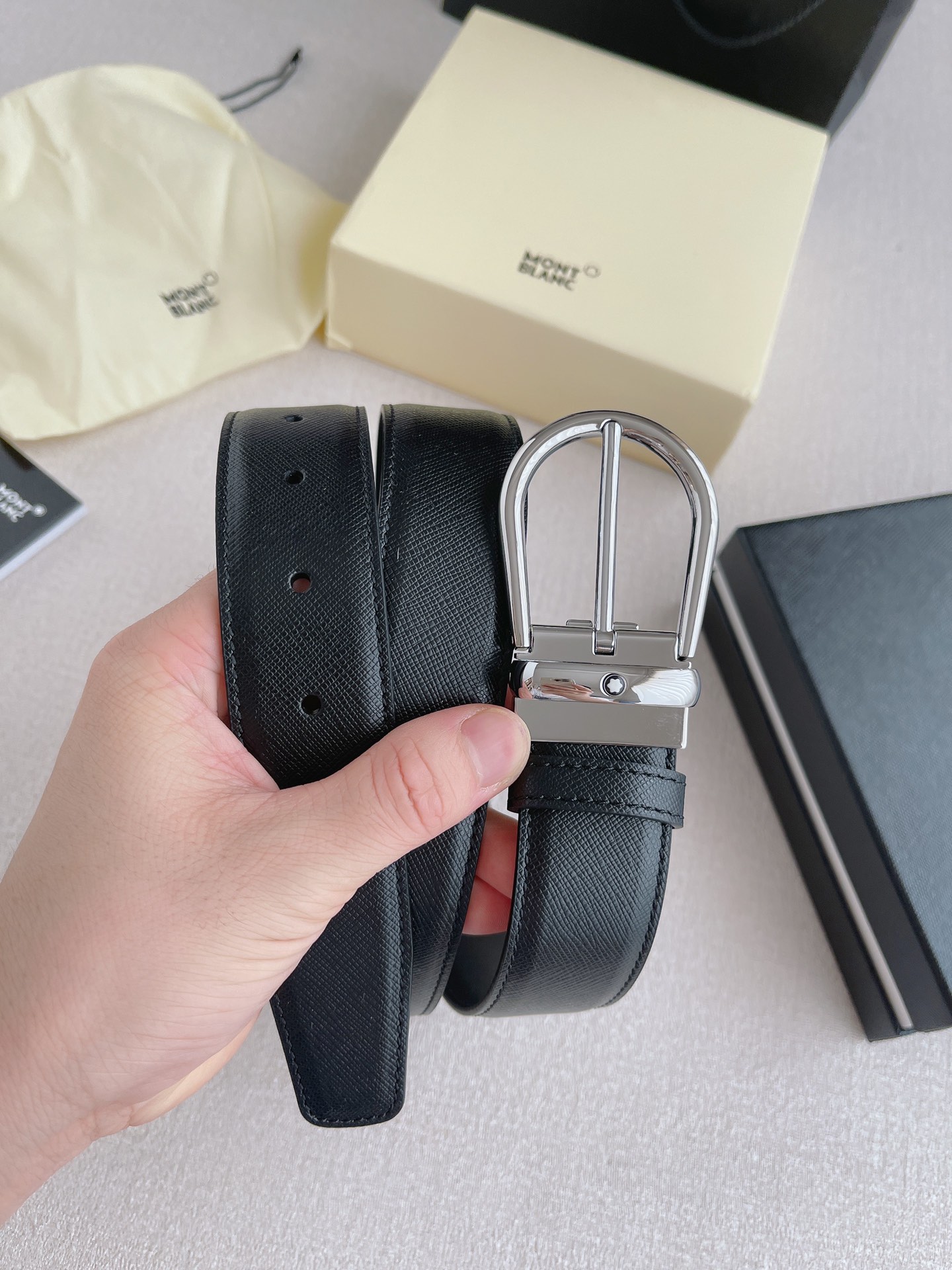 Montblanc Leather Belt 35mm