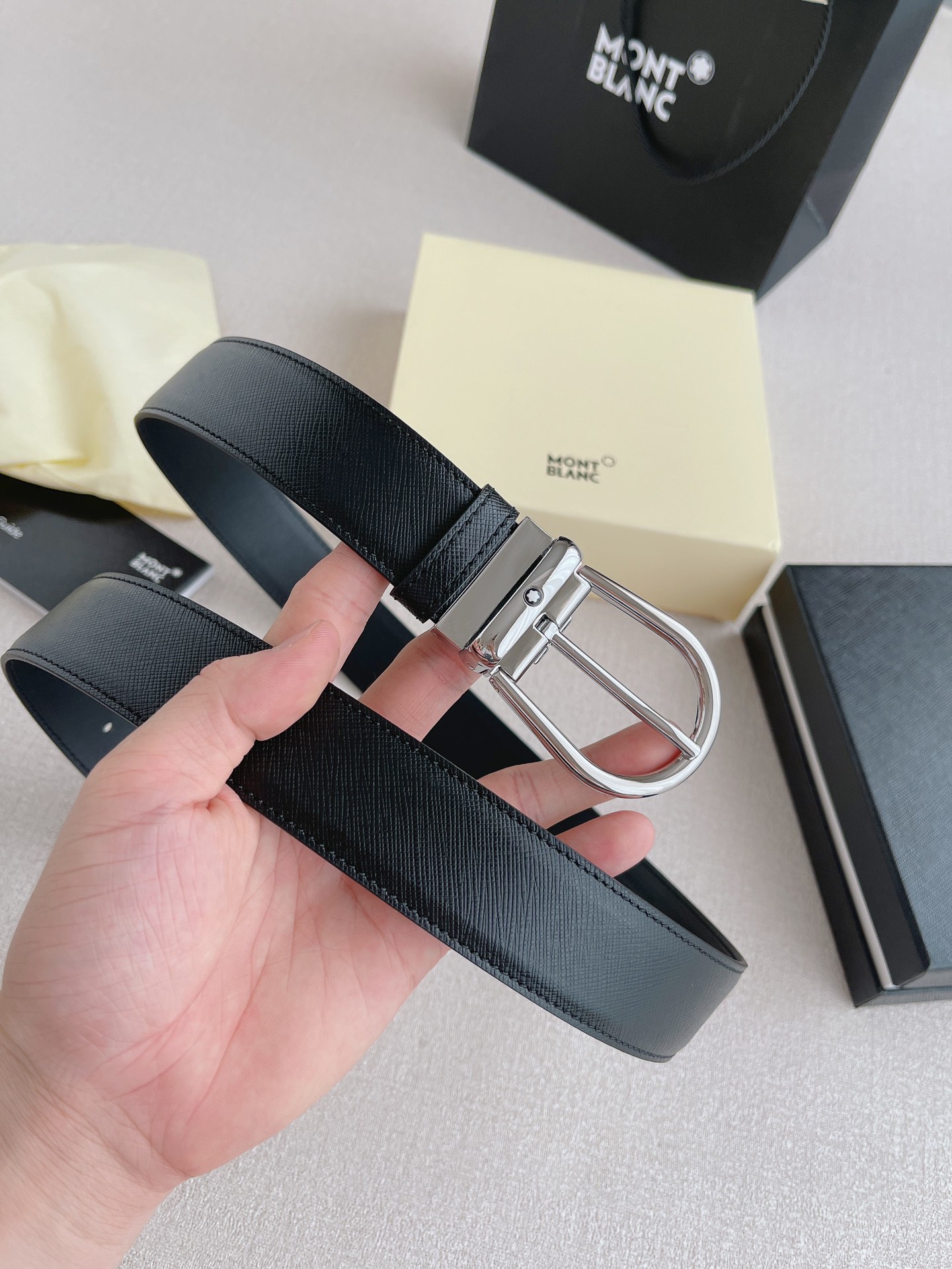 Montblanc Leather Belt 35mm