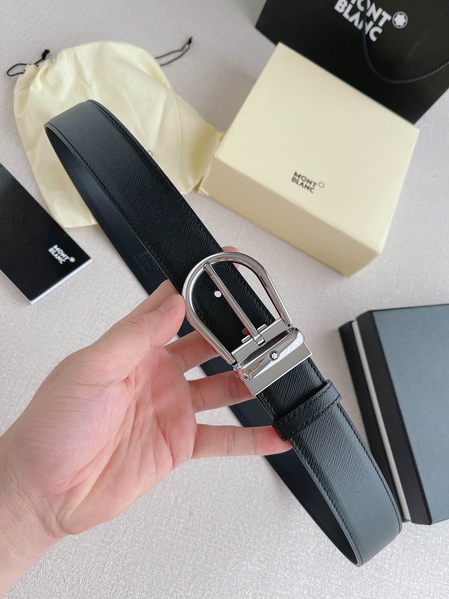 Montblanc Leather Belt 35mm