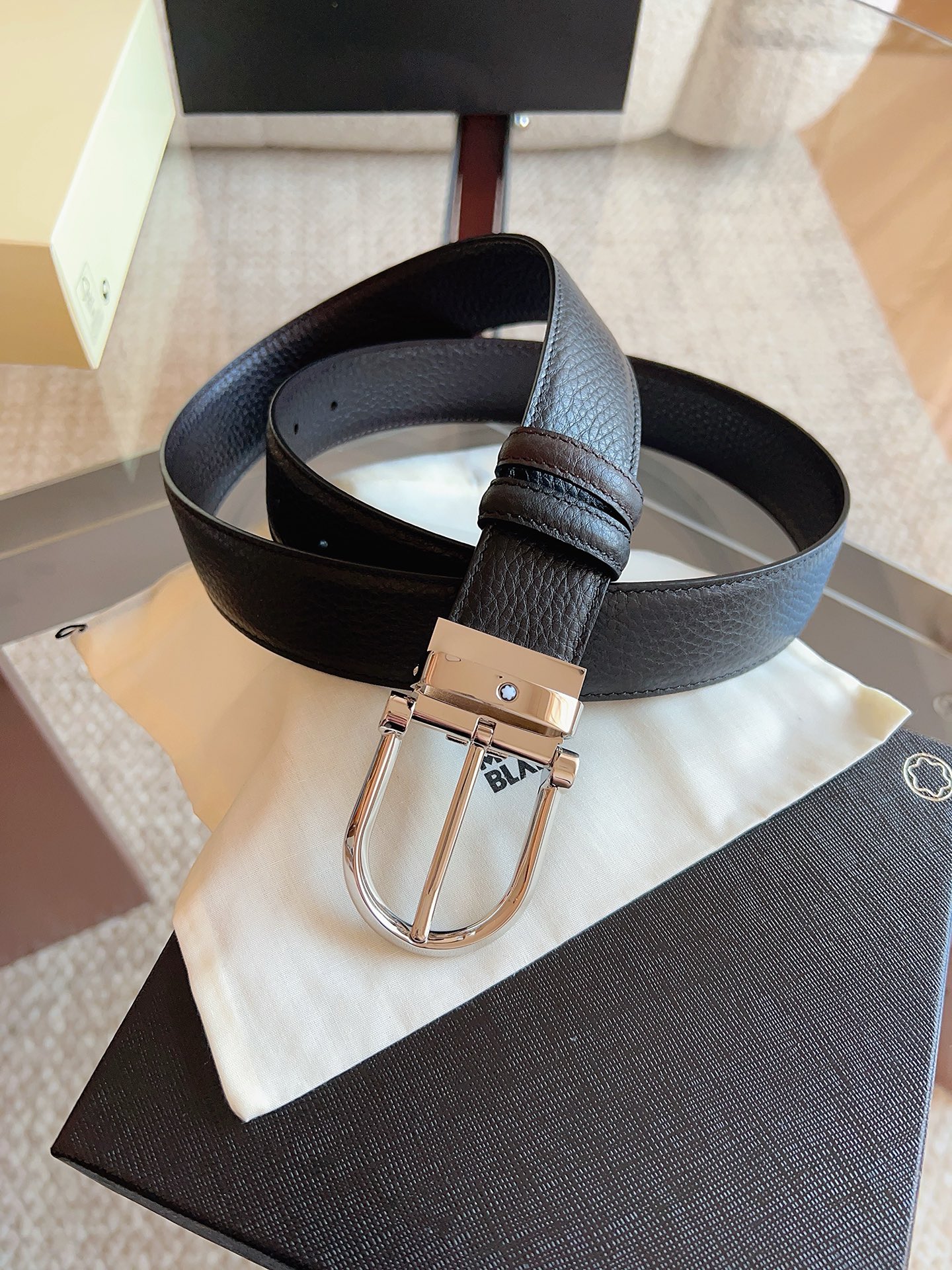 Montblanc Leather Belt 35mm