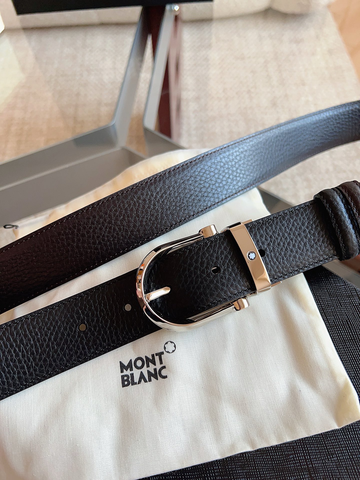 Montblanc Leather Belt 35mm