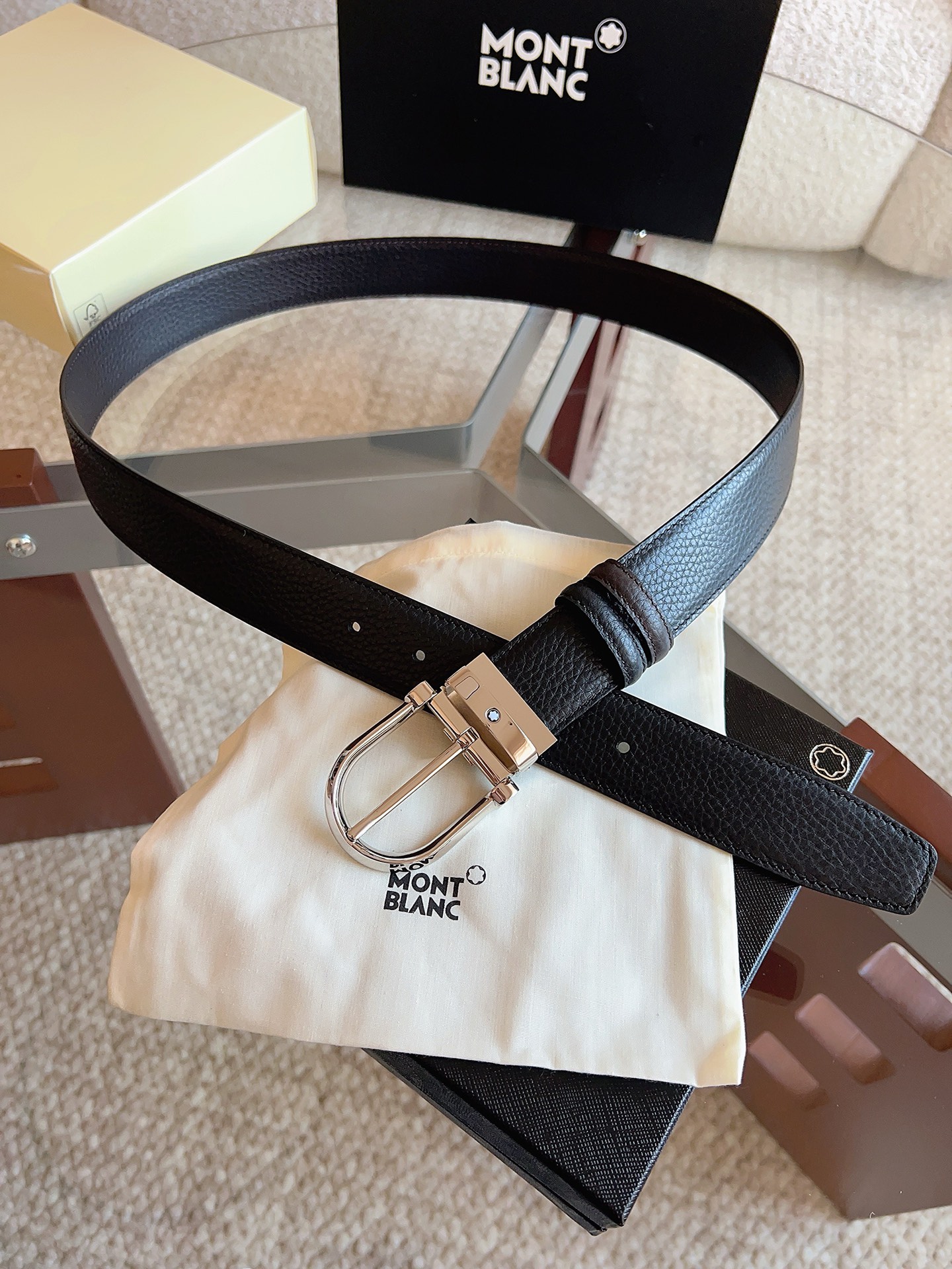 Montblanc Leather Belt 35mm