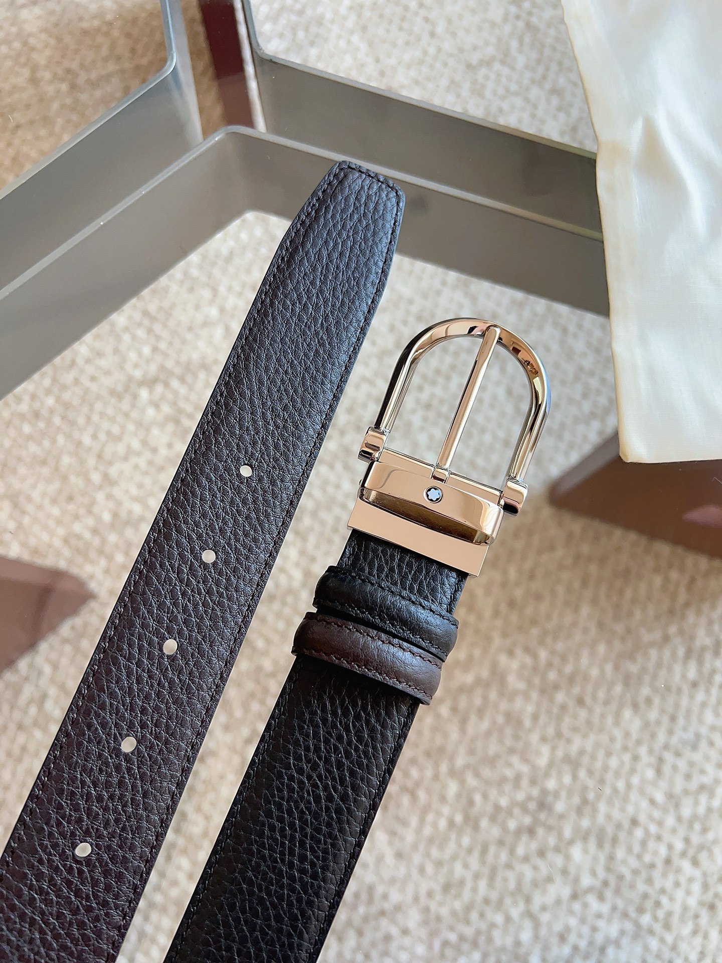Montblanc Leather Belt 35mm