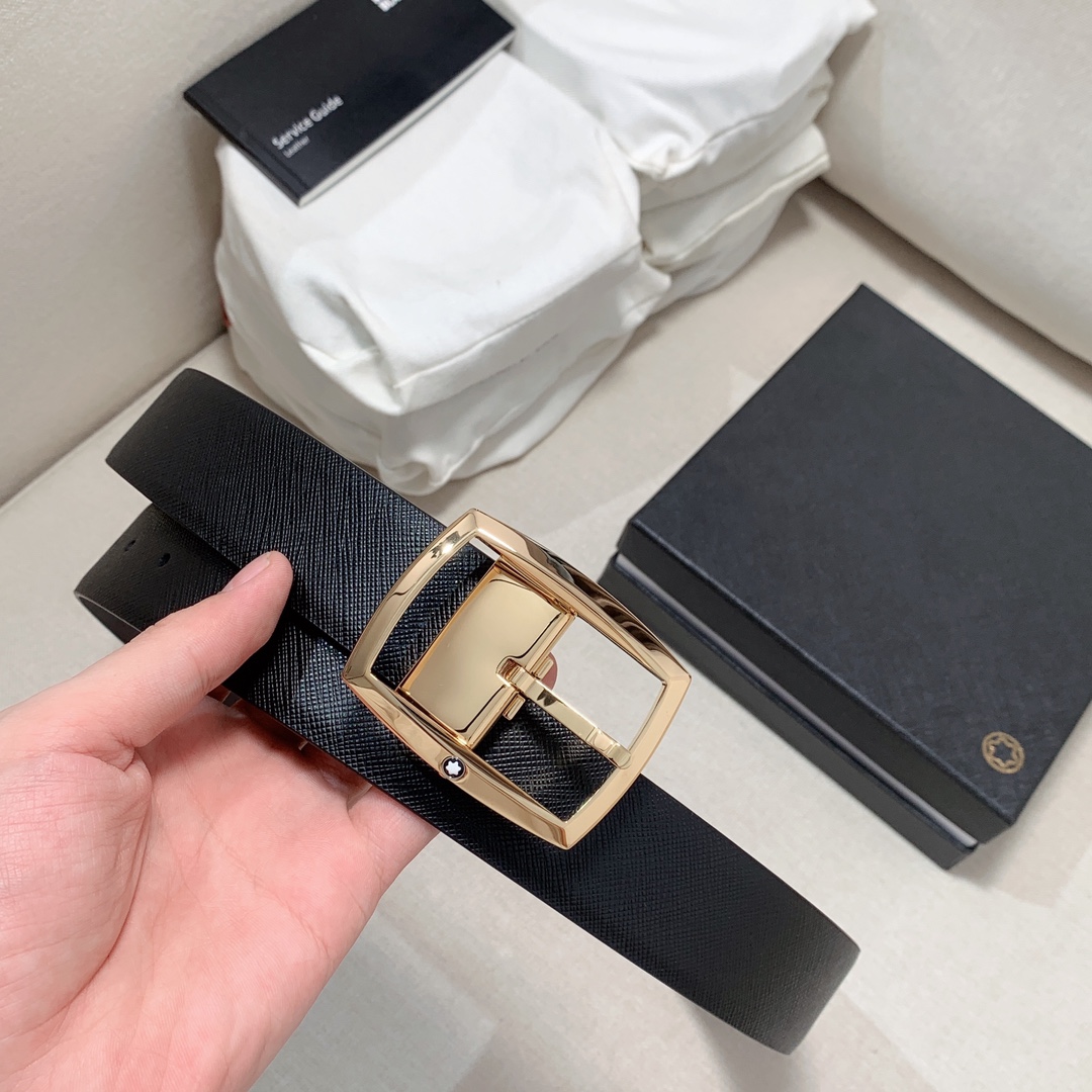 Montblanc Male Leather Belt M