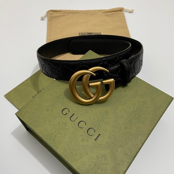 Gucci Basic Belt Cow Leather S