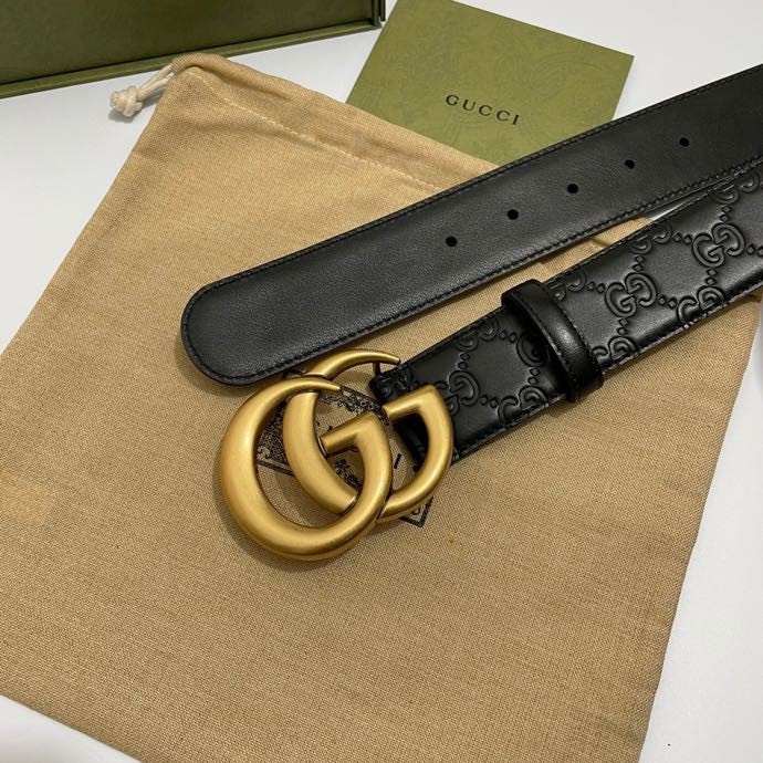 Gucci Basic Belt Cow Leather S