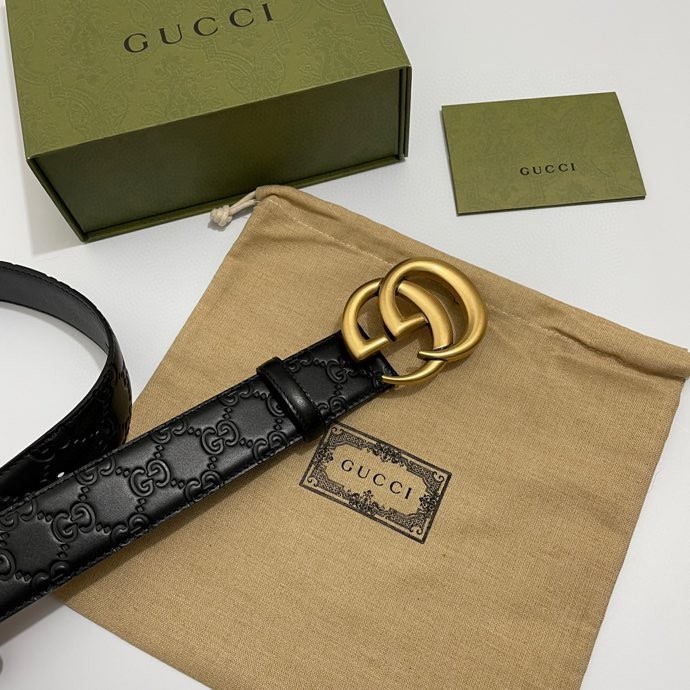 Gucci Basic Belt Cow Leather S