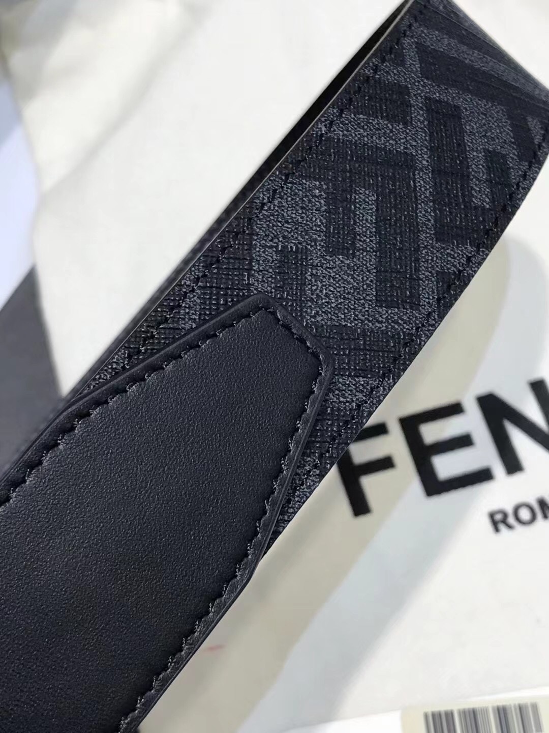 Fendi Leather Belt Cow Leather 35mm