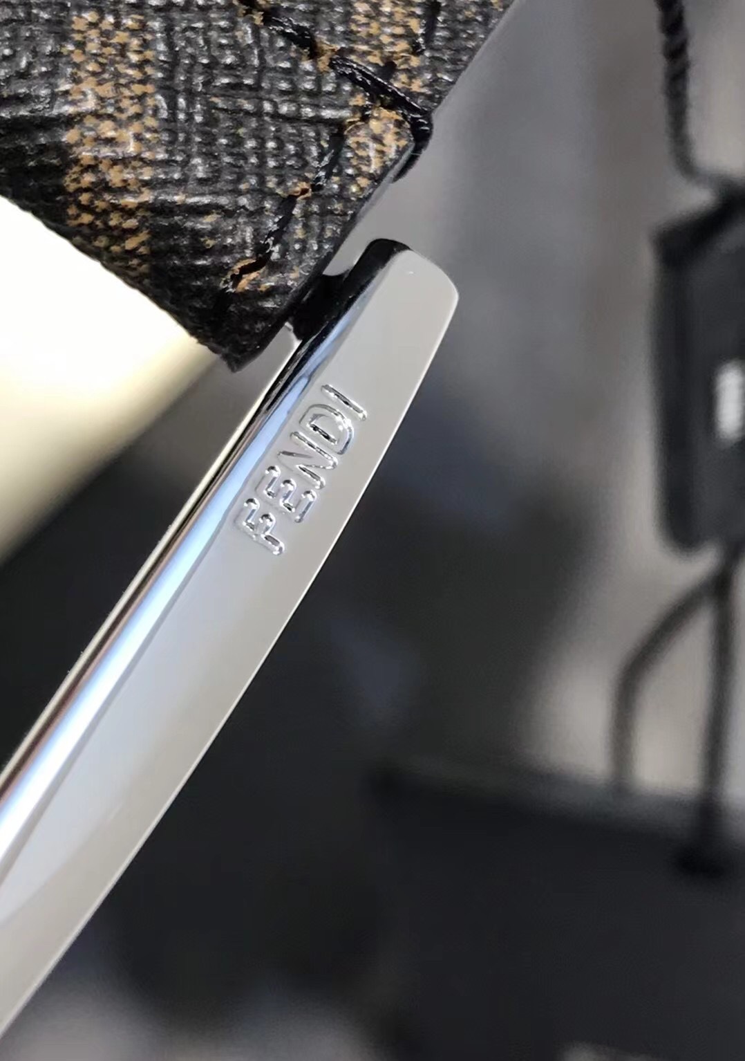 Fendi Leather Belt Cow Leather 35mm