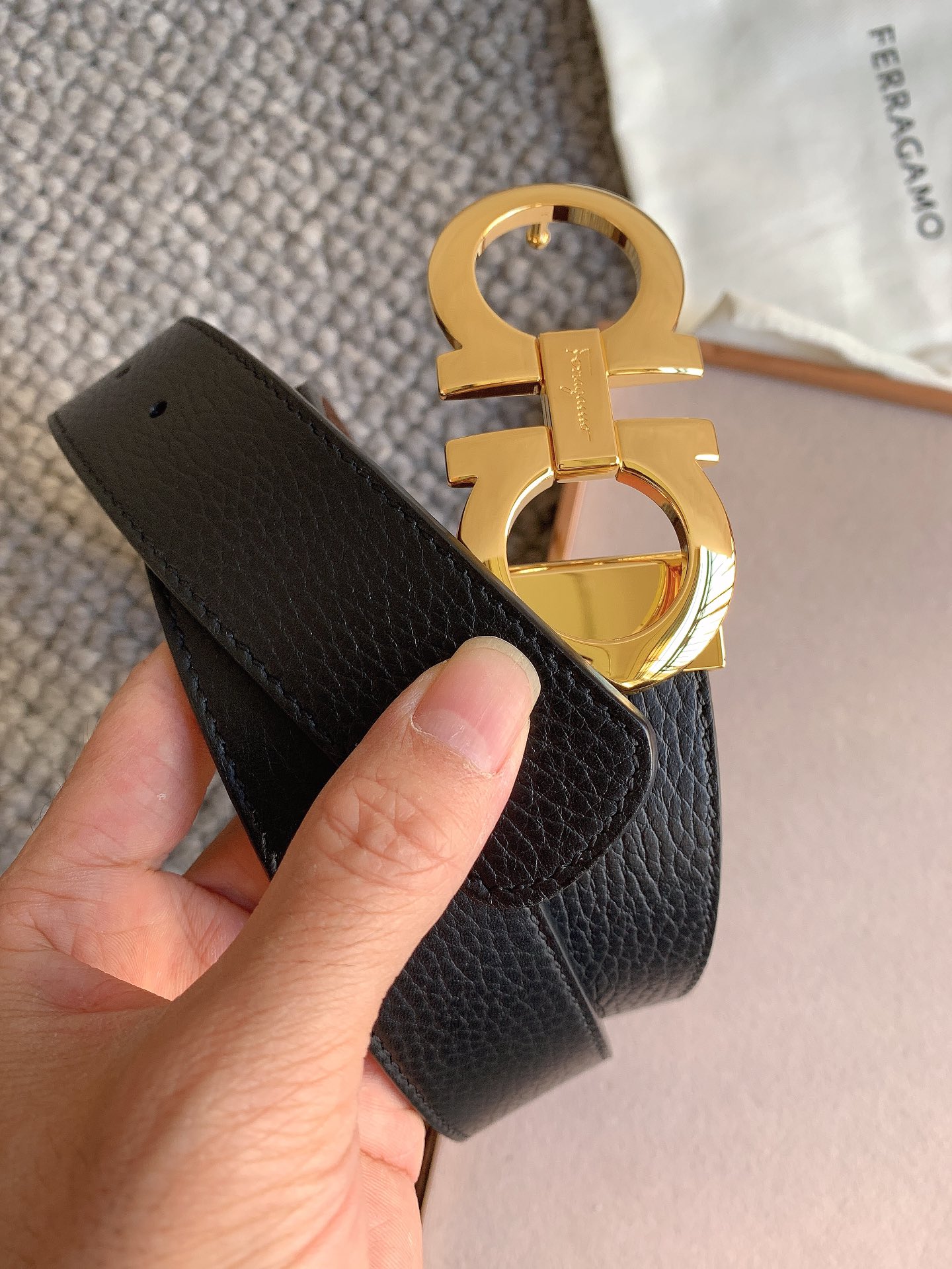 Salvatore Ferragamo Leather Belt