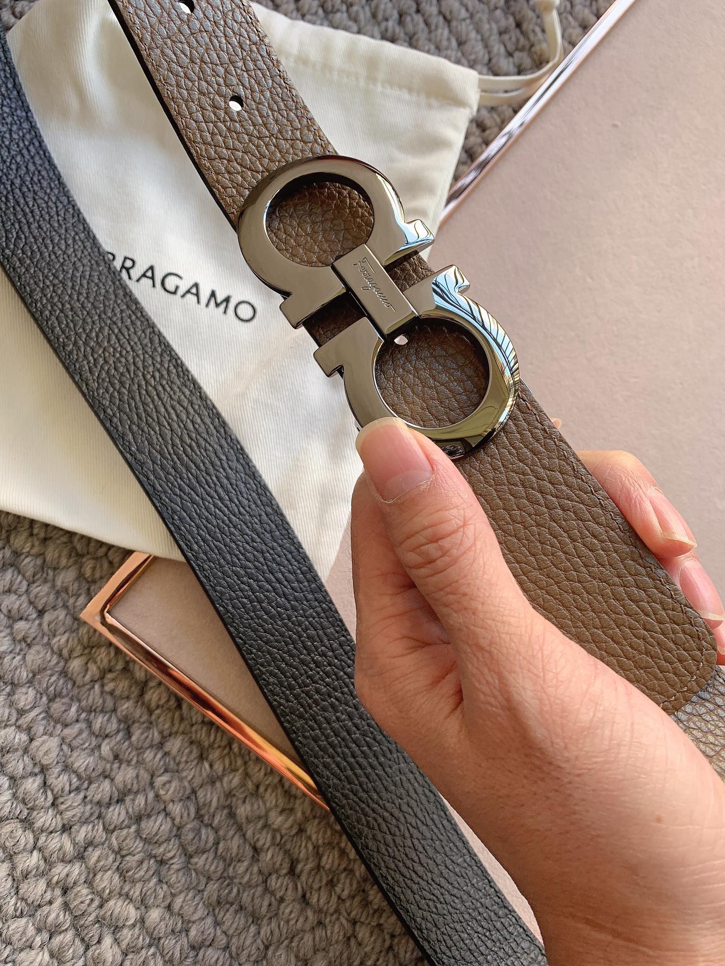 Salvatore Ferragamo Leather Belt