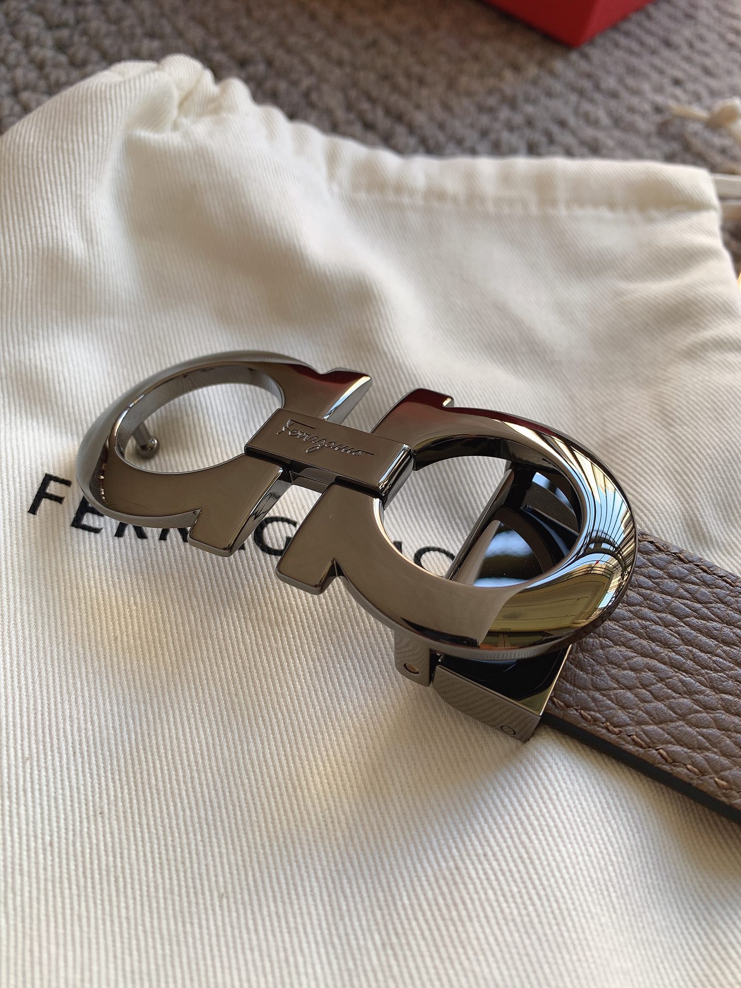 Salvatore Ferragamo Leather Belt