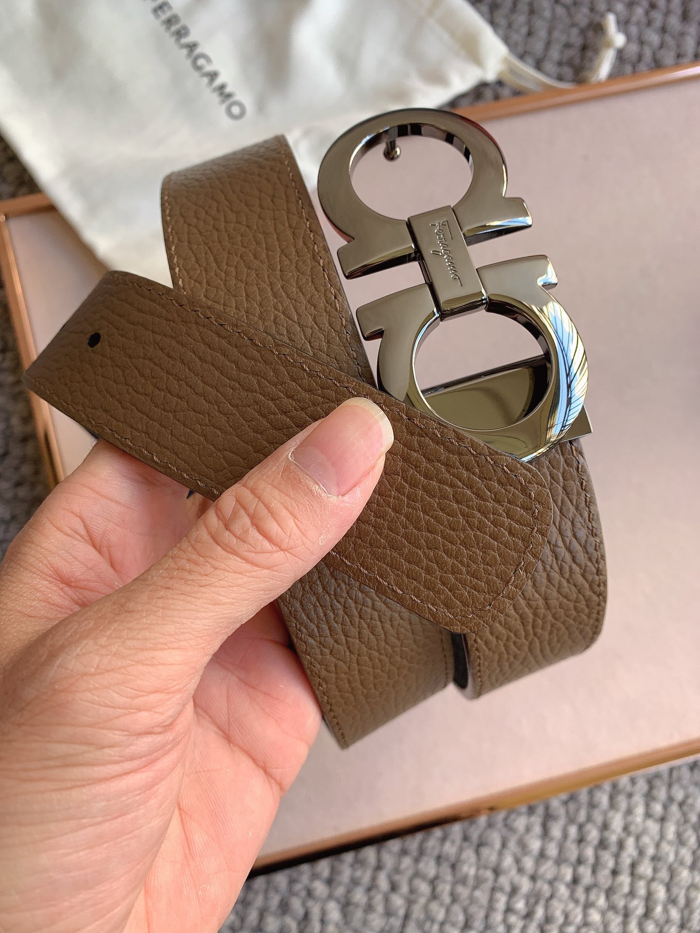 Salvatore Ferragamo Leather Belt