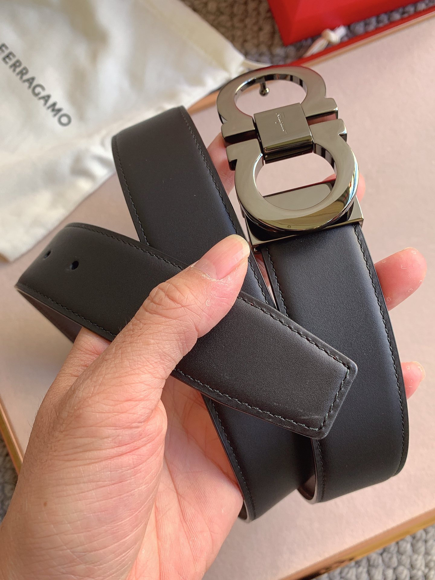 Salvatore Ferragamo Leather Belt