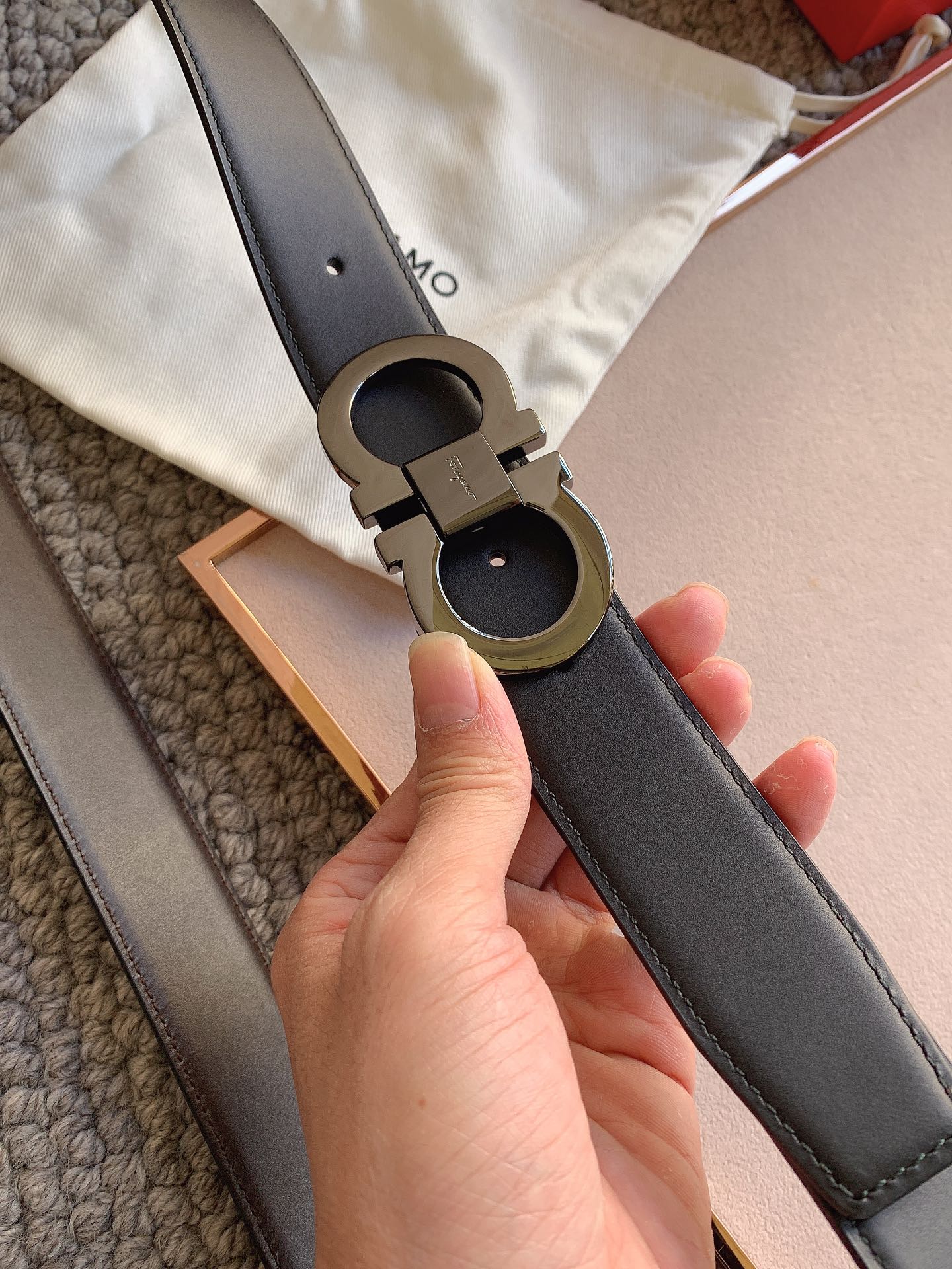 Salvatore Ferragamo Leather Belt