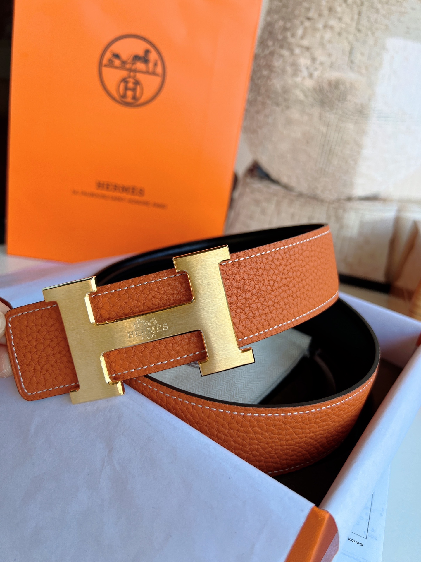 Hermès Basic Belt 38mm