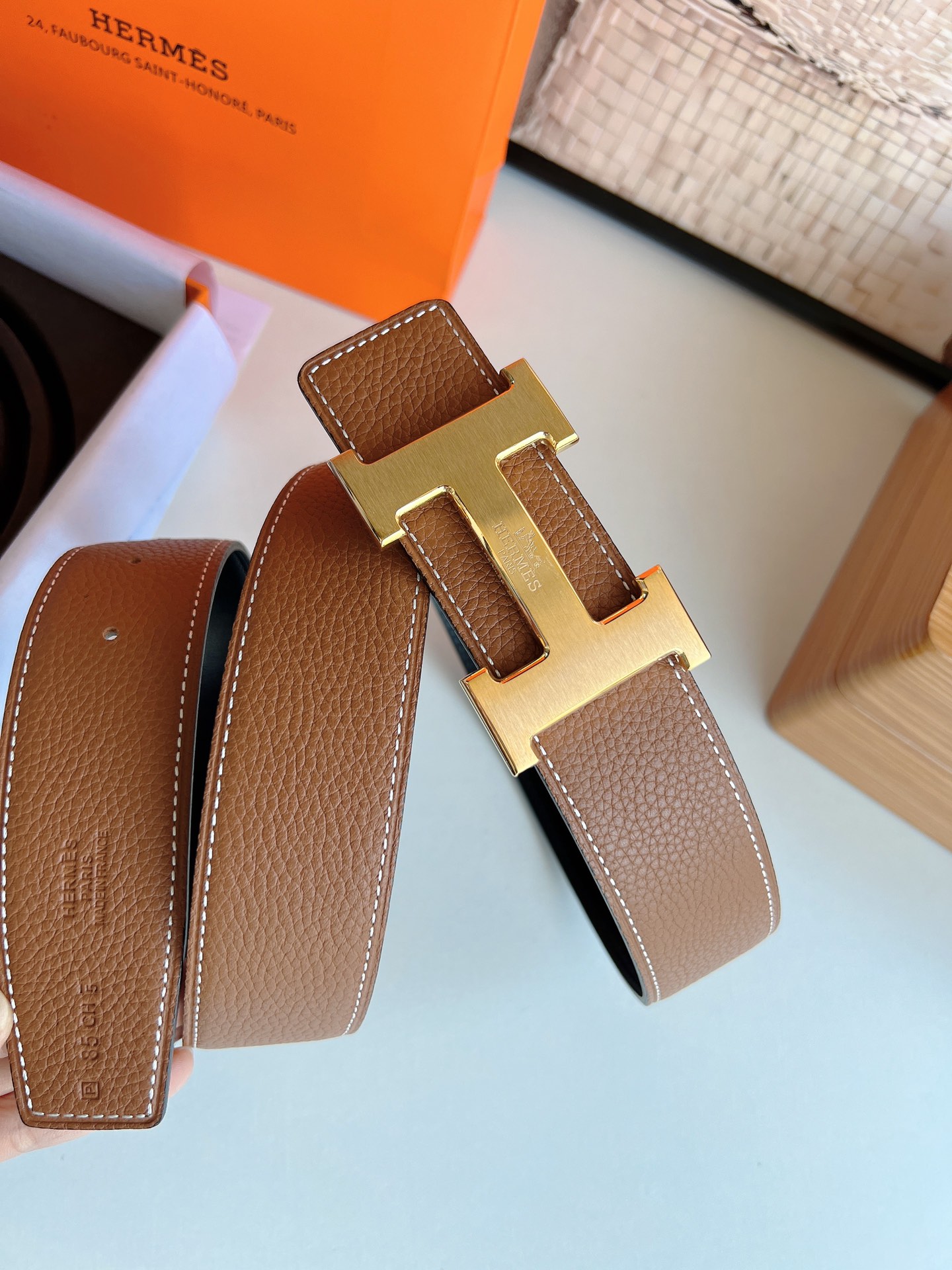 Hermès Basic Belt 38mm