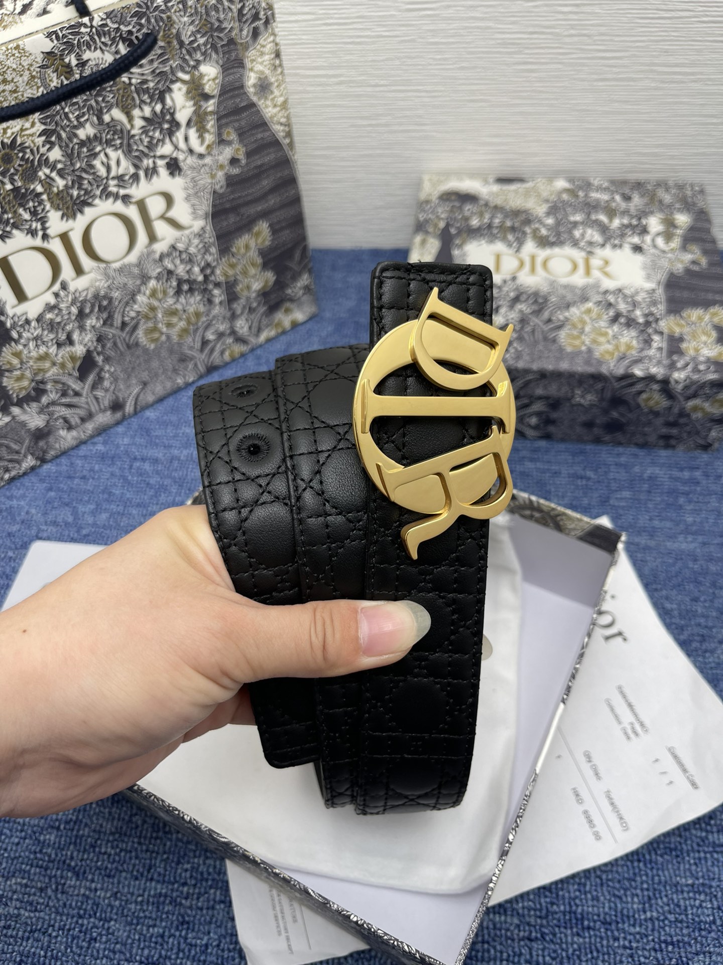 Dior Basic Belt Silver