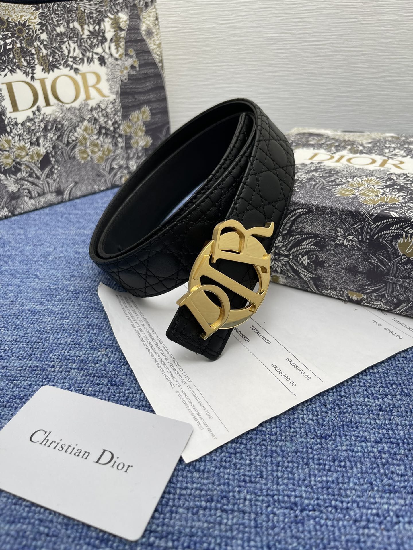 Dior Basic Belt Silver
