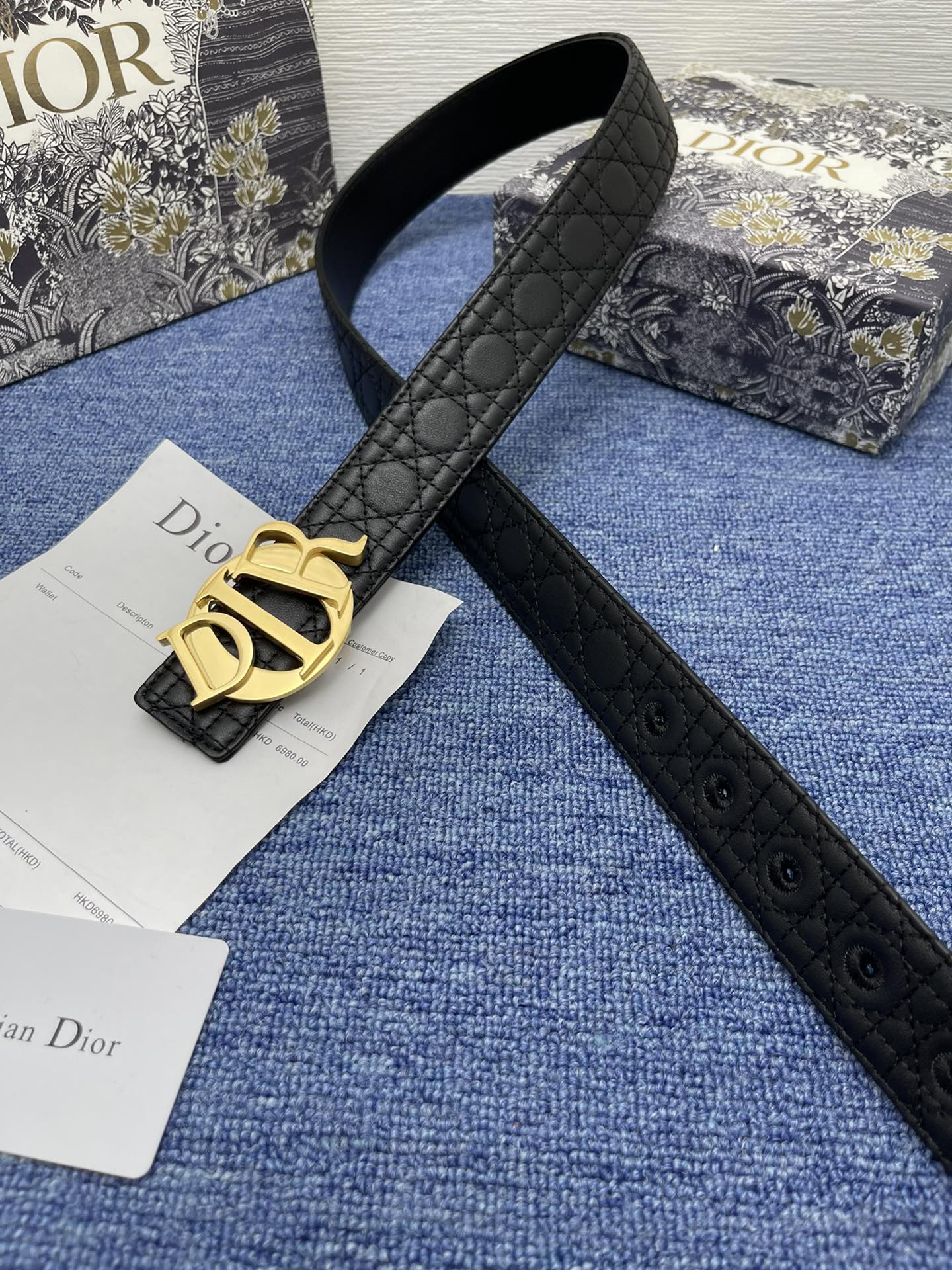 Dior Basic Belt Silver