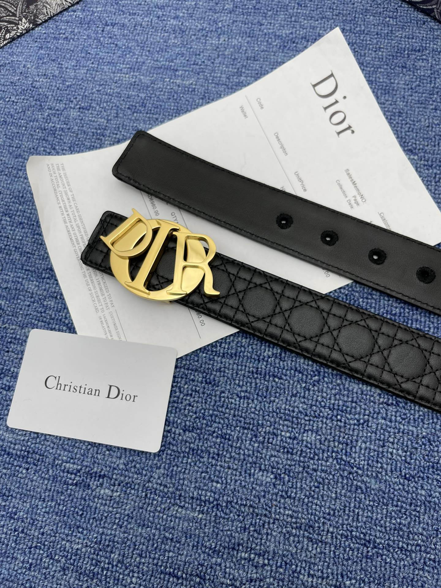 Dior Basic Belt Silver