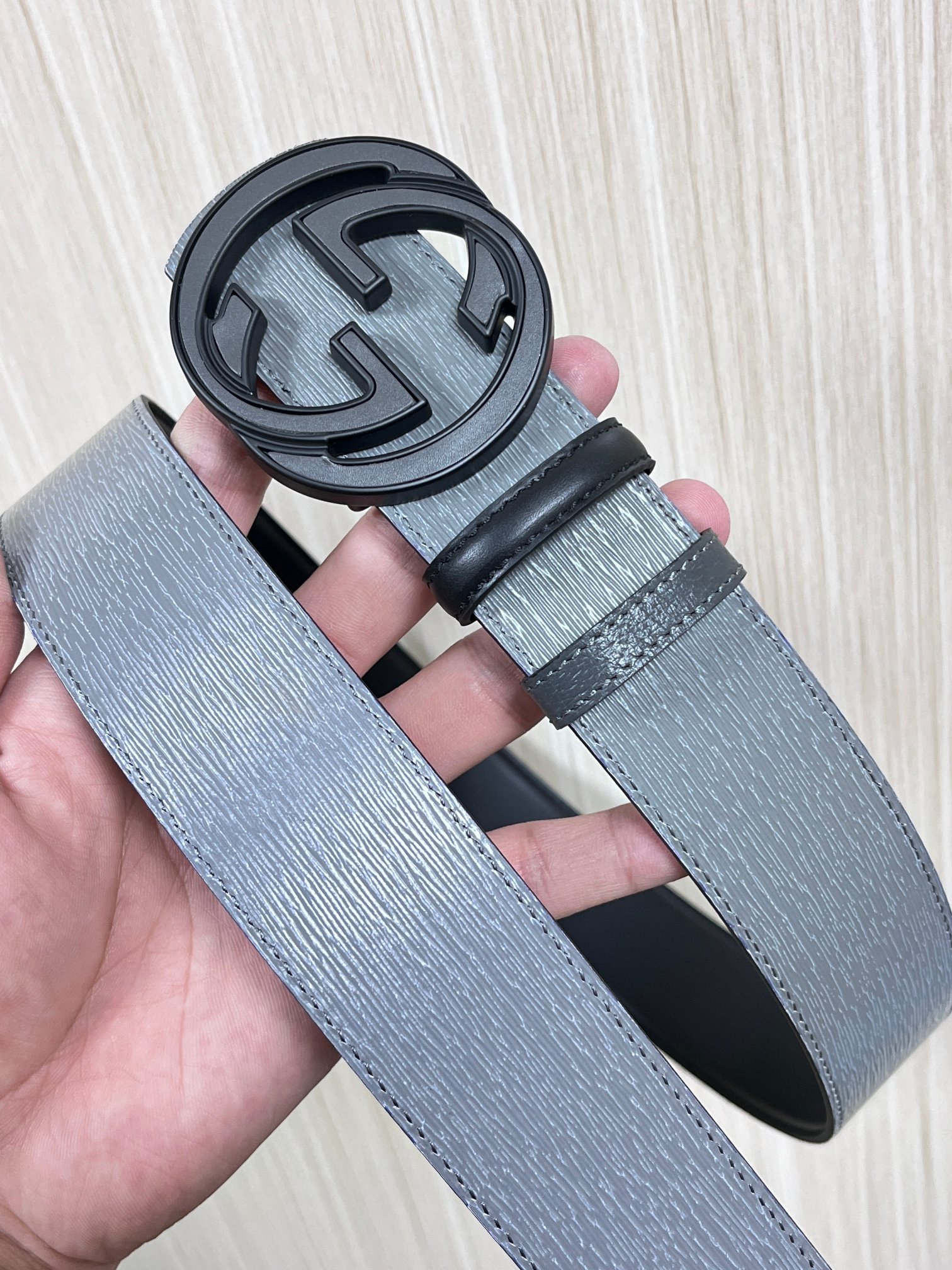 Male Basic Belt Cow Leather Black