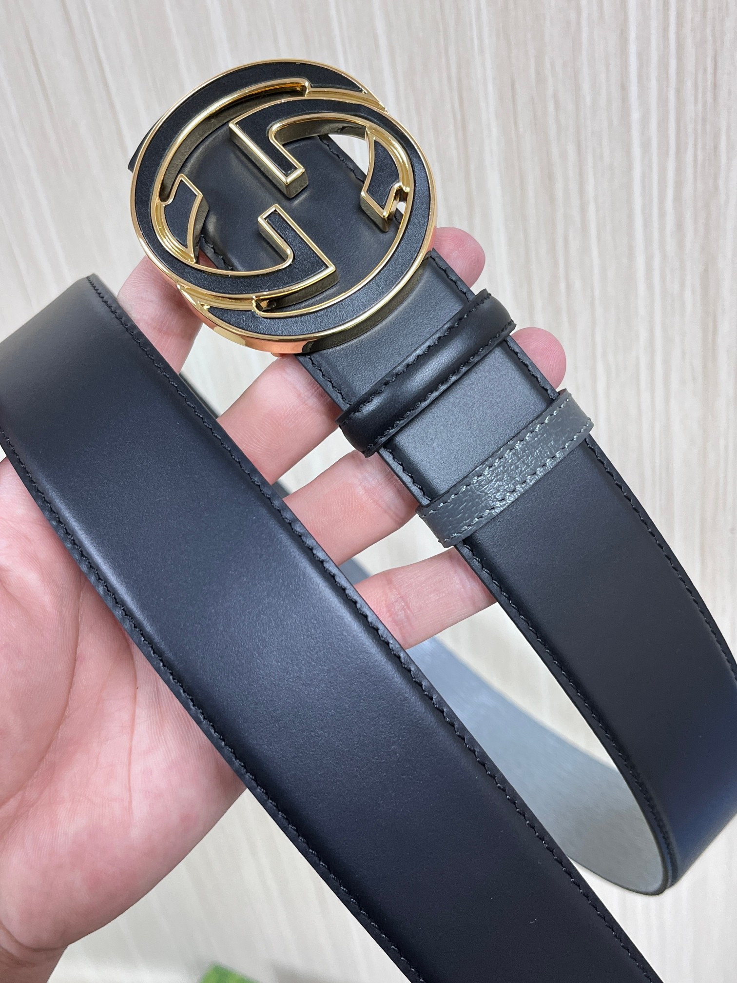 Male Basic Belt Cow Leather Black