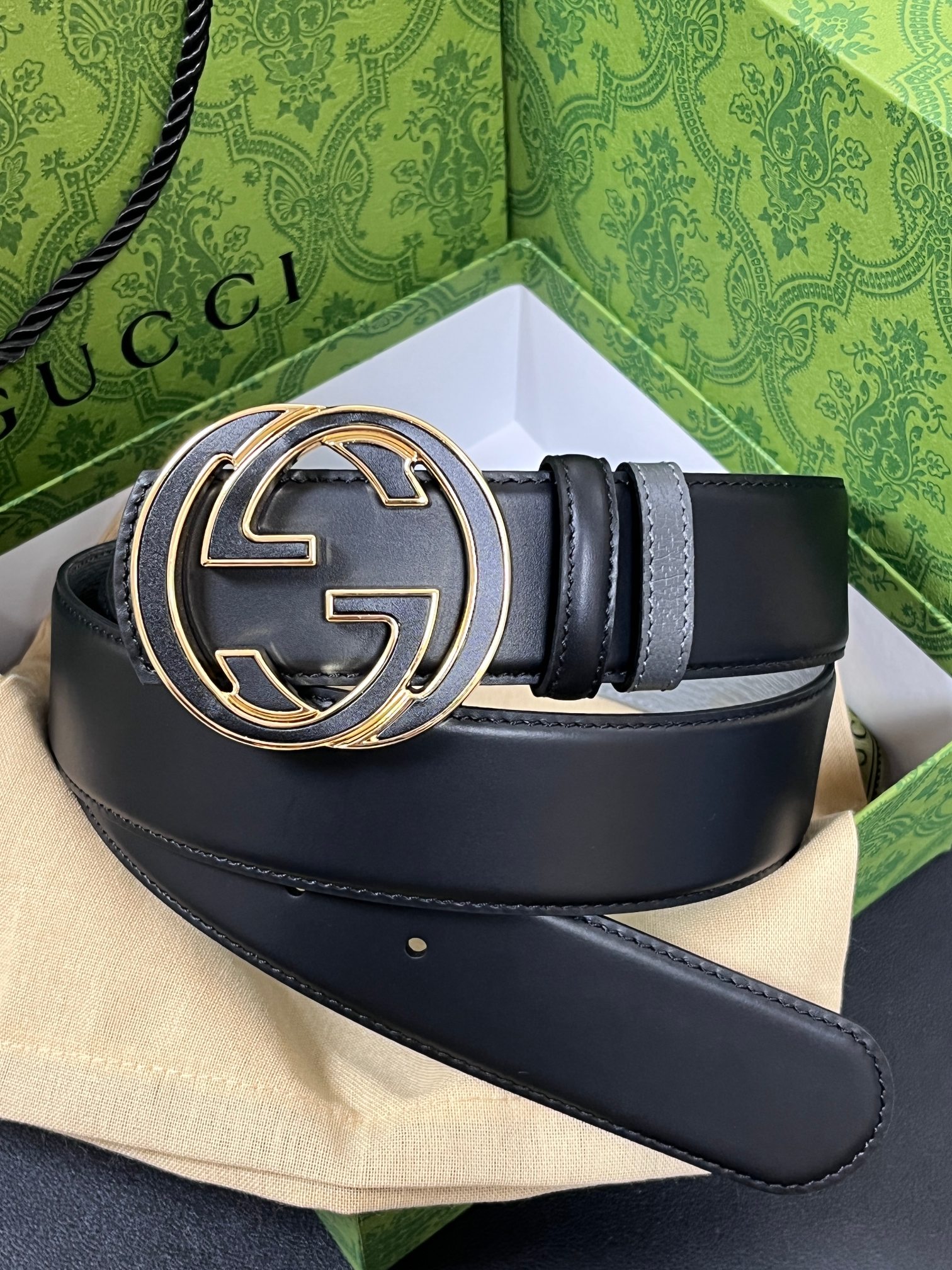 Male Basic Belt Cow Leather Black