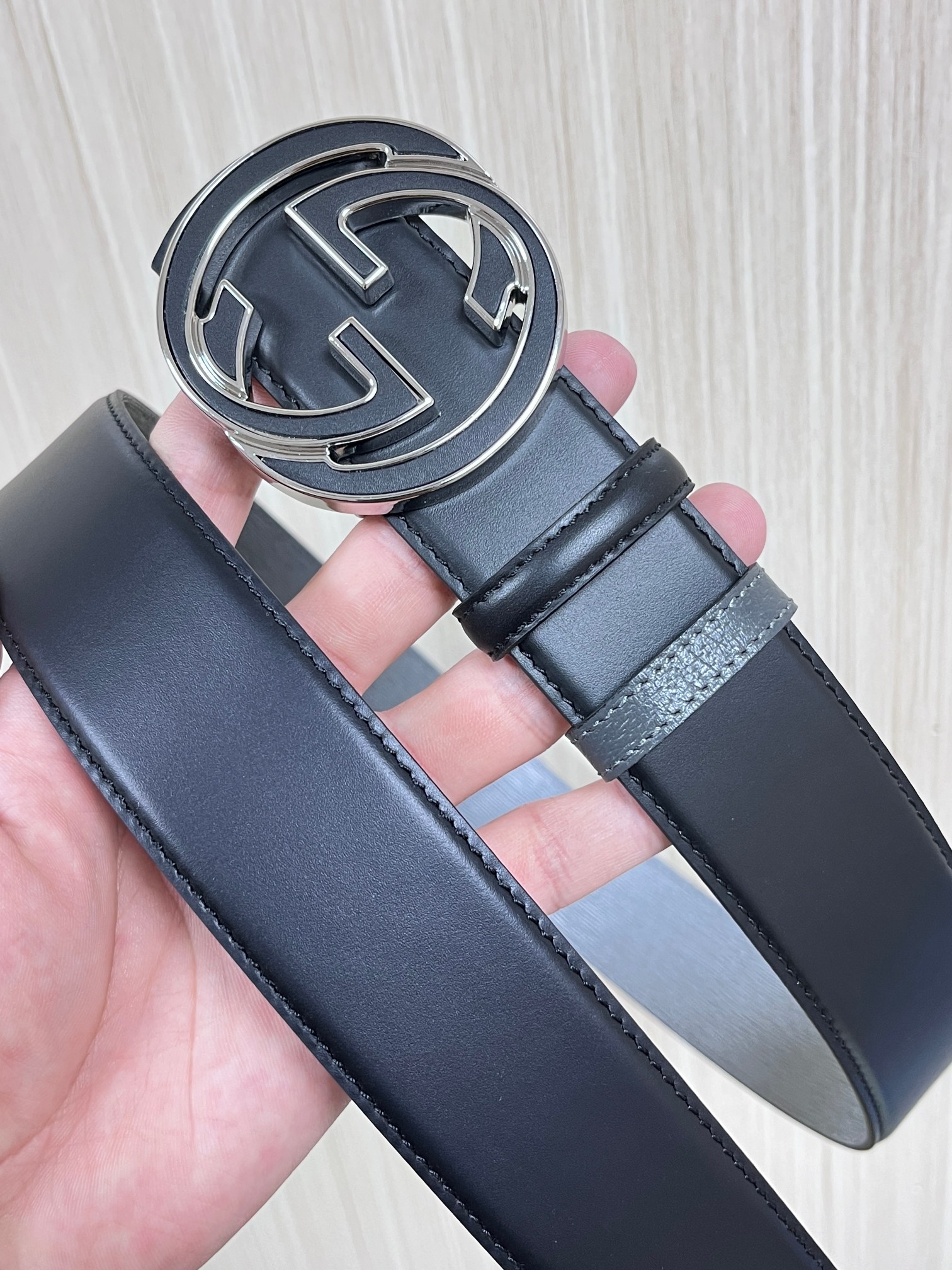 Male Basic Belt Cow Leather Black