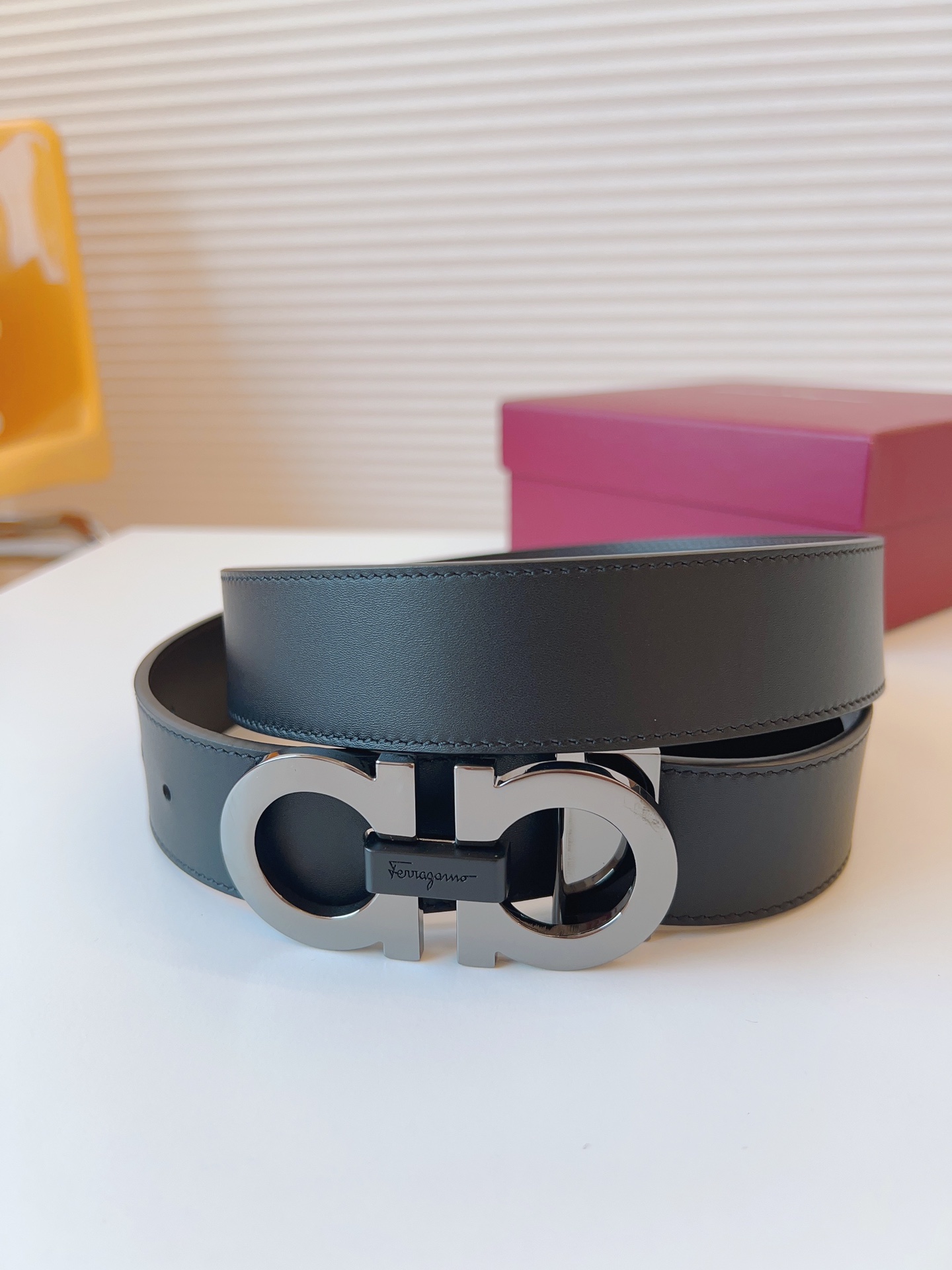 Male Leather Belt Cow Leather Adjustable 35mm
