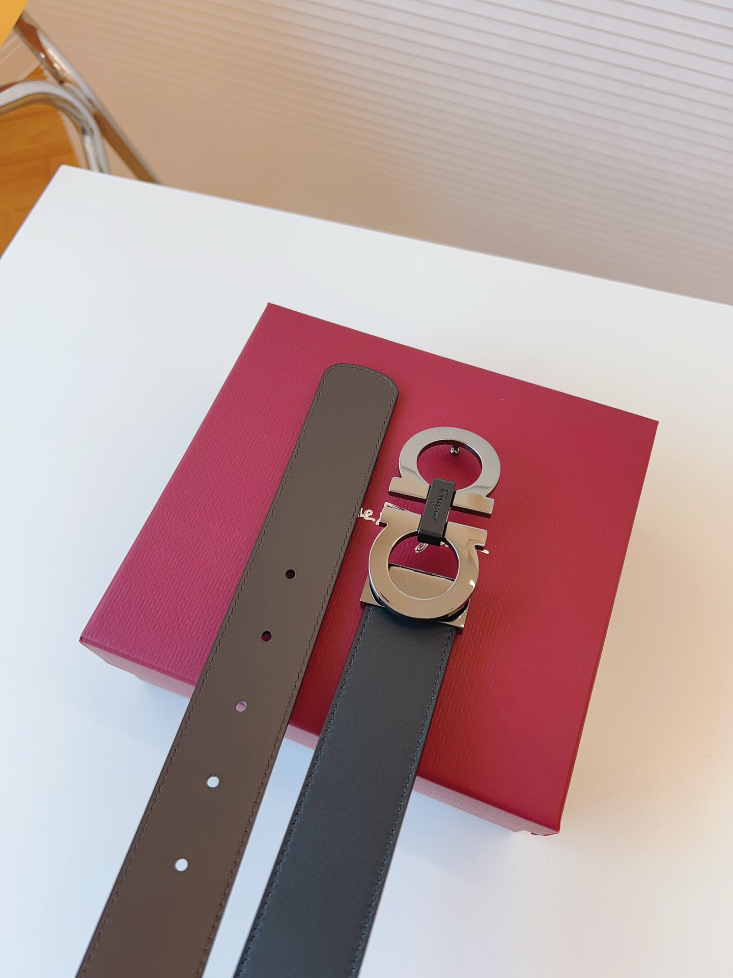 Male Leather Belt Cow Leather Adjustable 35mm