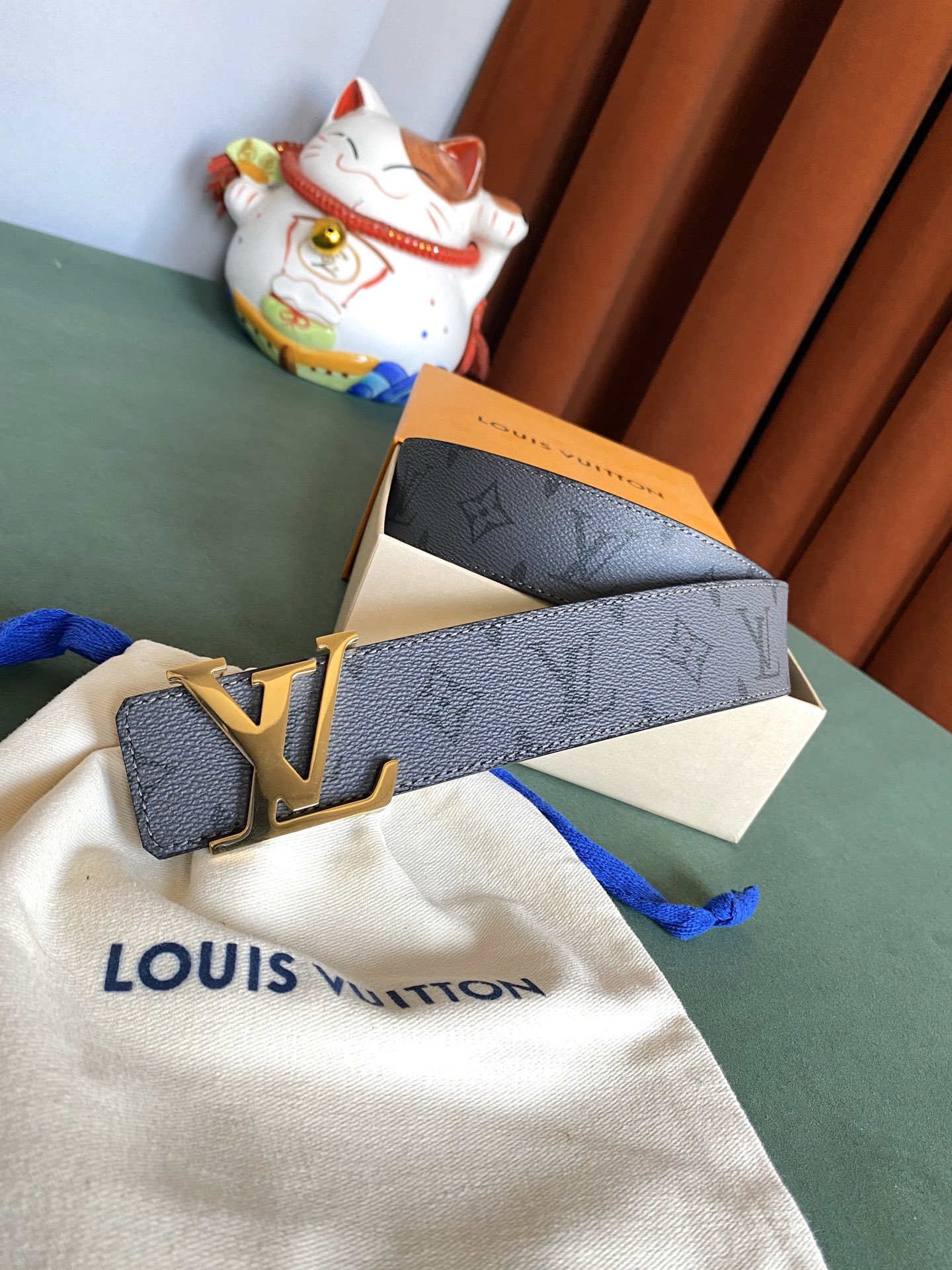 Louis Vuitton Basic Belt Cow Leather S-m-l