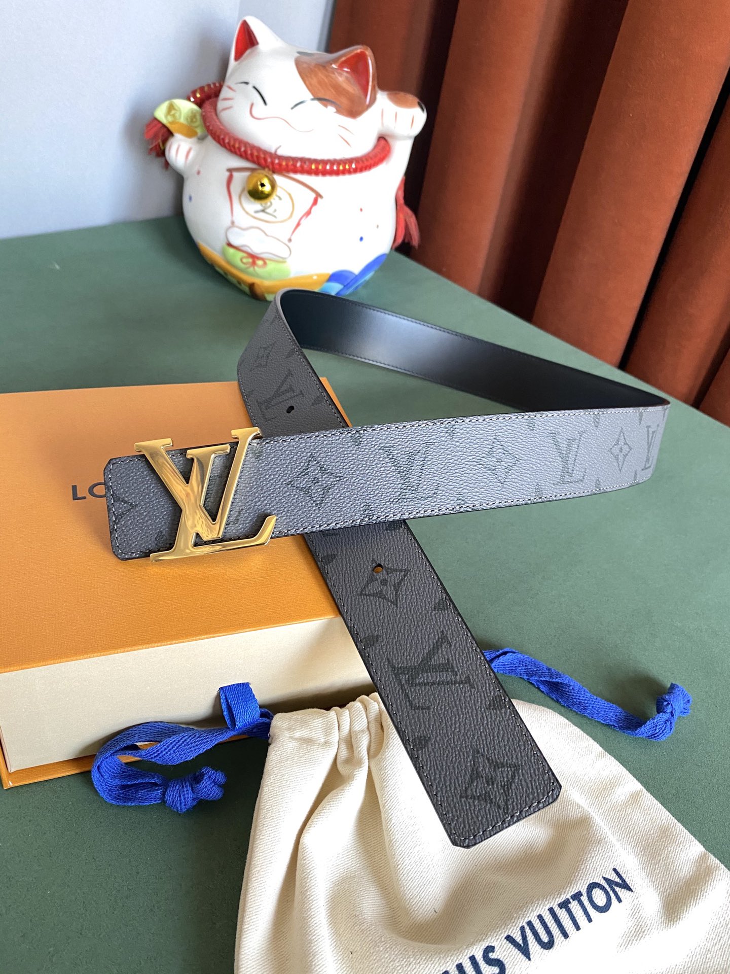 Louis Vuitton Basic Belt Cow Leather S-m-l