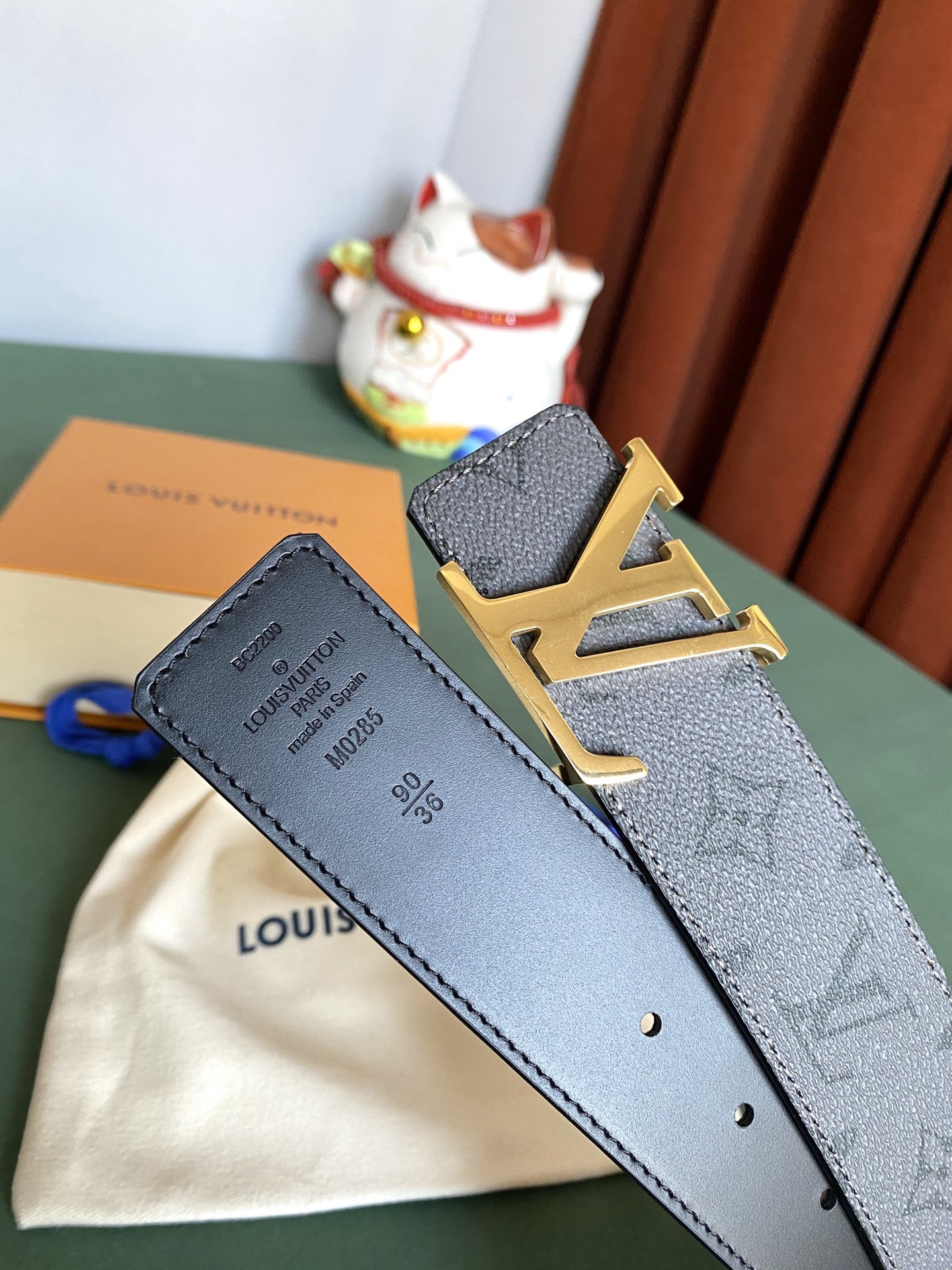Louis Vuitton Basic Belt Cow Leather S-m-l