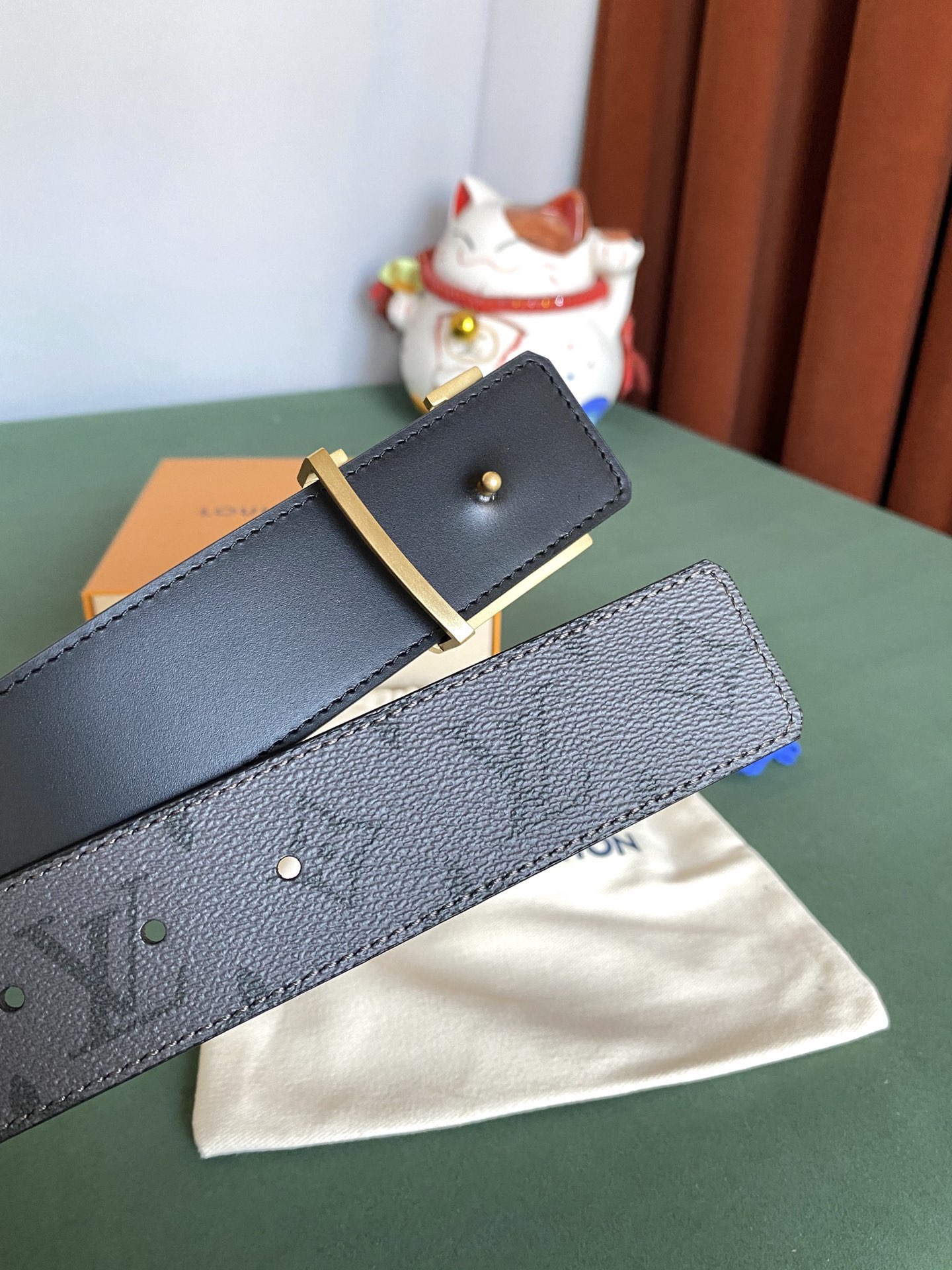 Louis Vuitton Basic Belt Cow Leather S-m-l