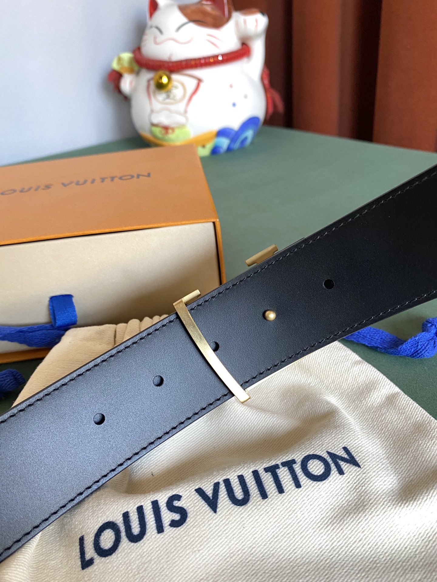 Louis Vuitton Basic Belt Cow Leather S-m-l
