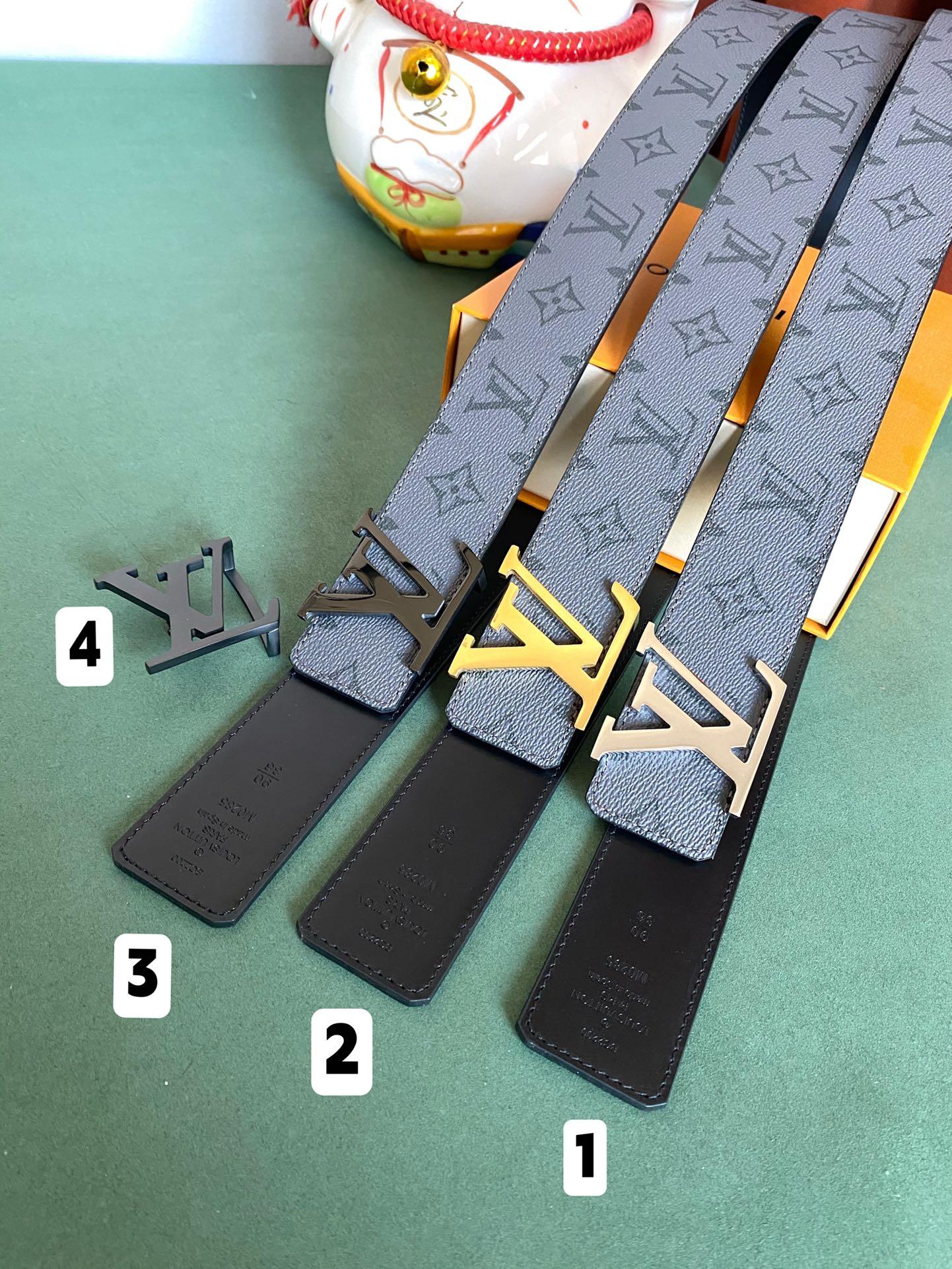 Louis Vuitton Basic Belt Cow Leather S-m-l